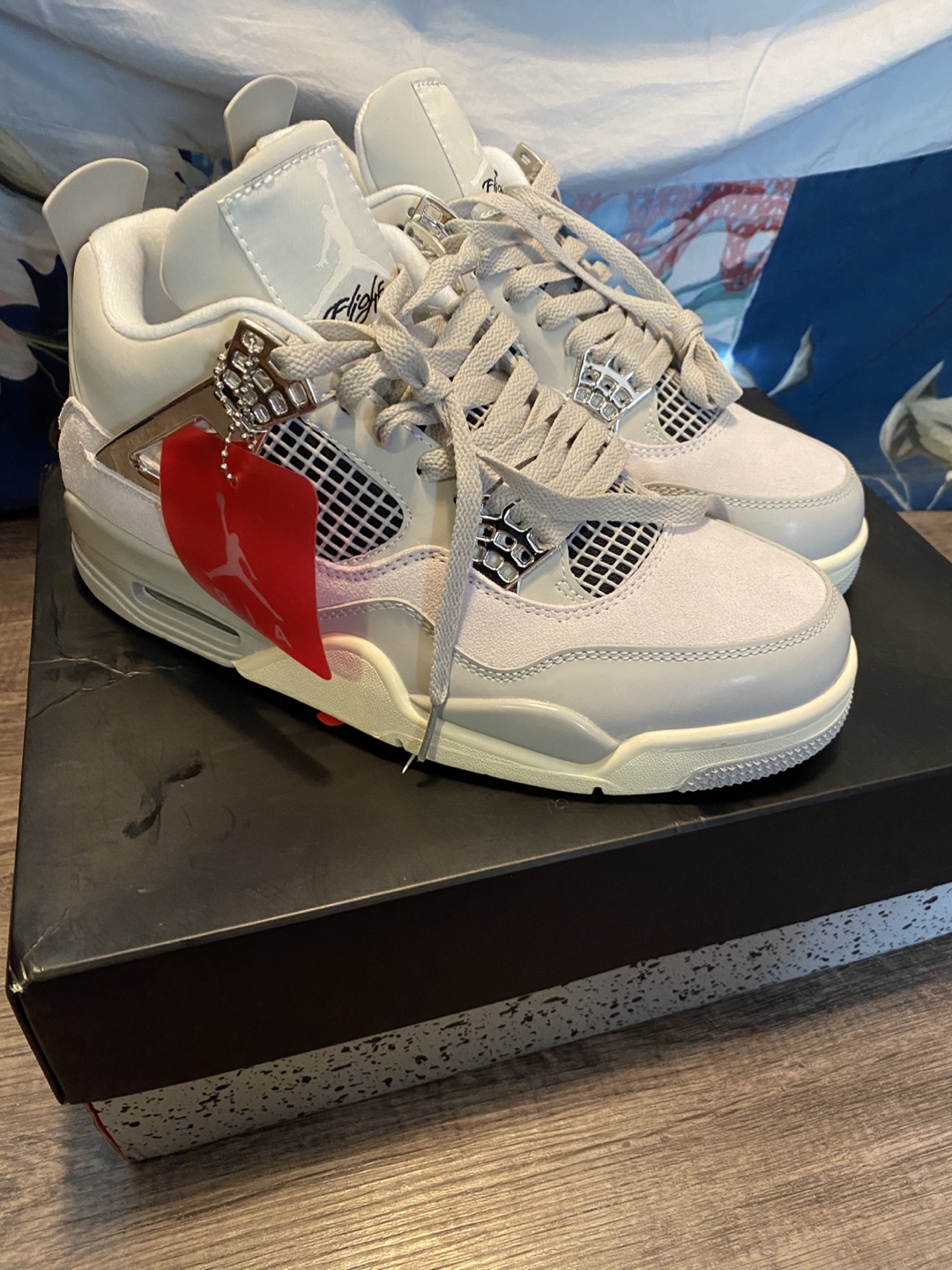 Air Jordan 4s frozen moments