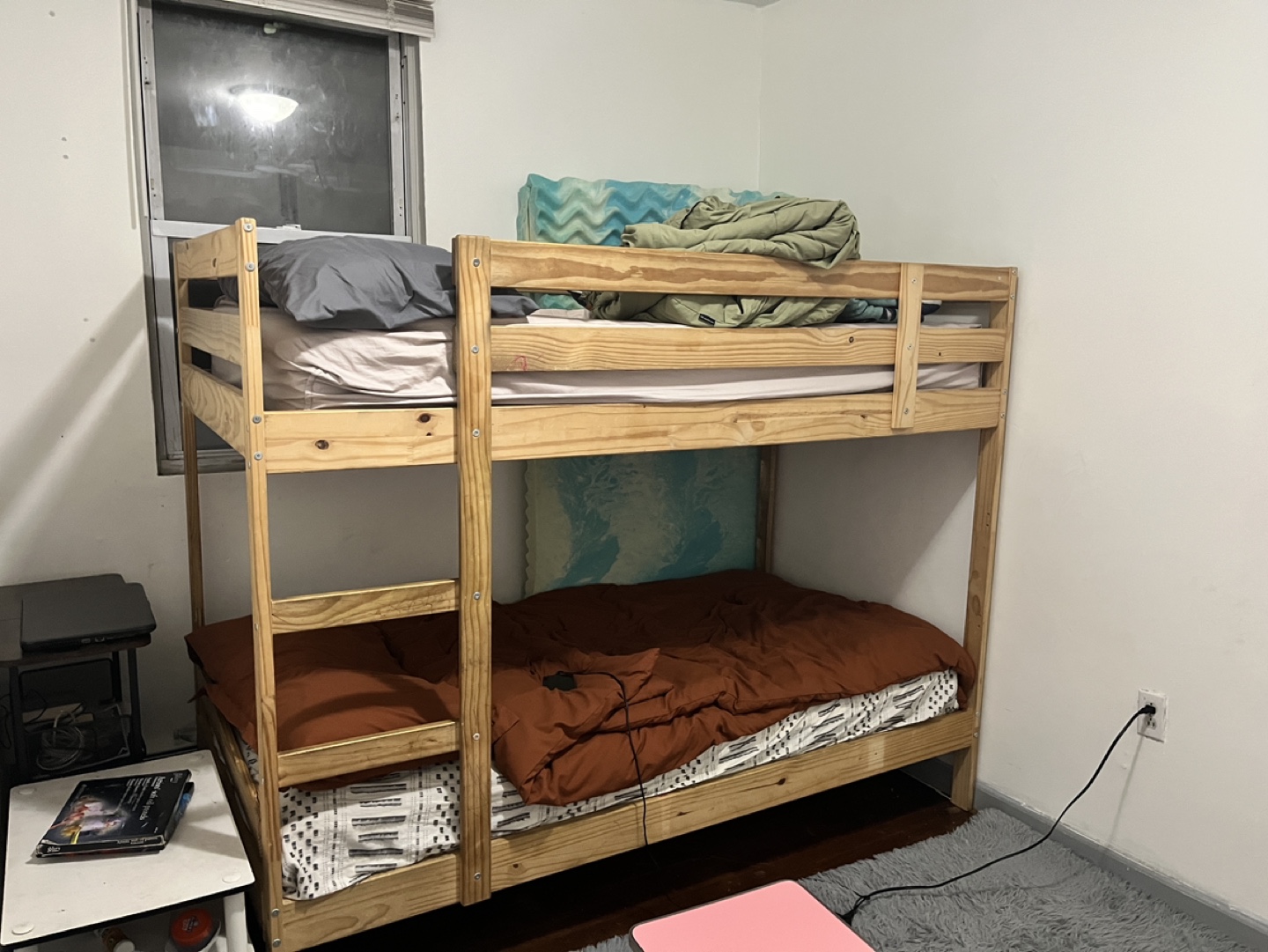 Twin over Twin Bunk Bed - Solid Wood