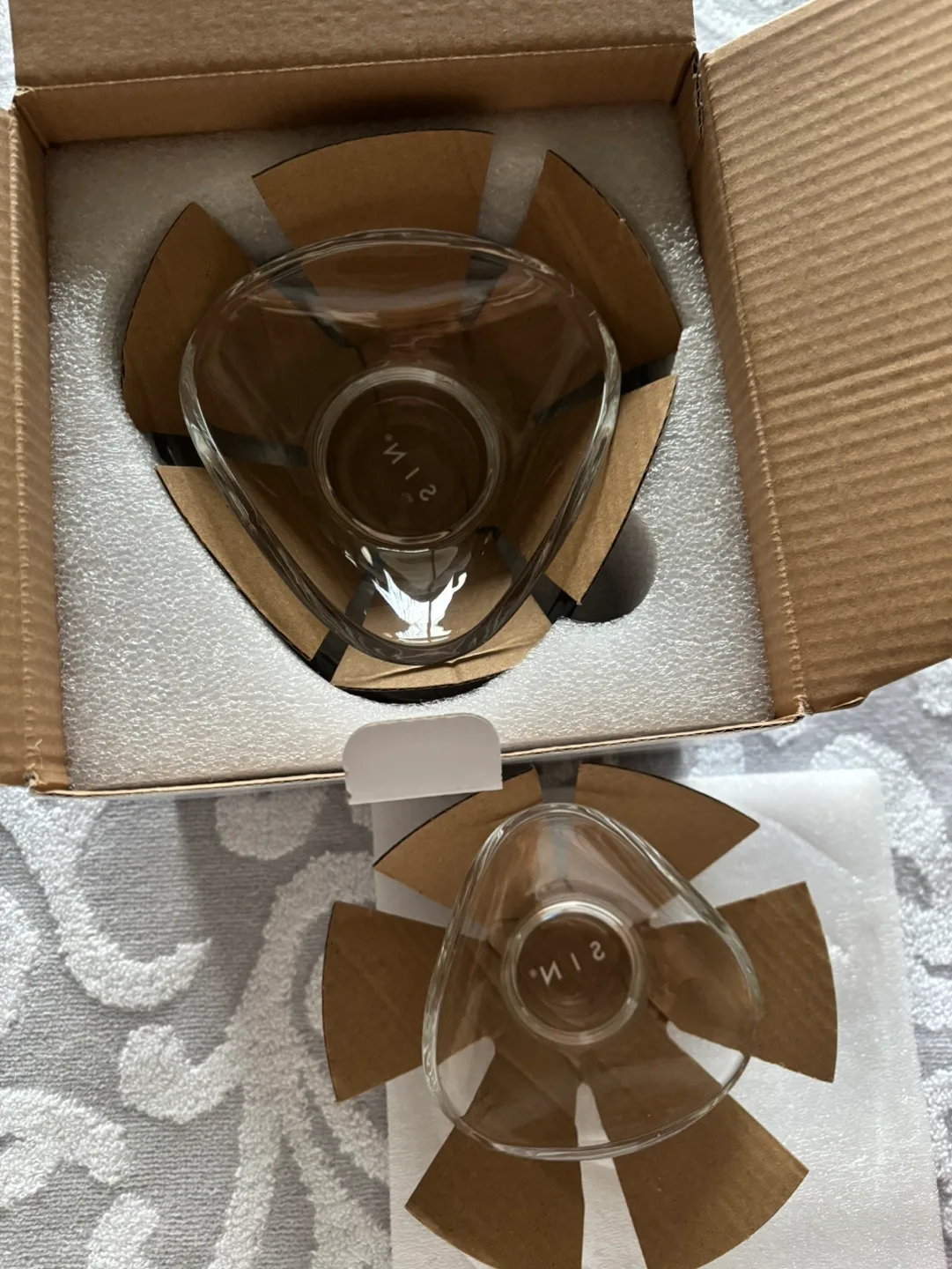 SIN - Urch Glass Decorative Bowls - Set of 3 image indicator(2)