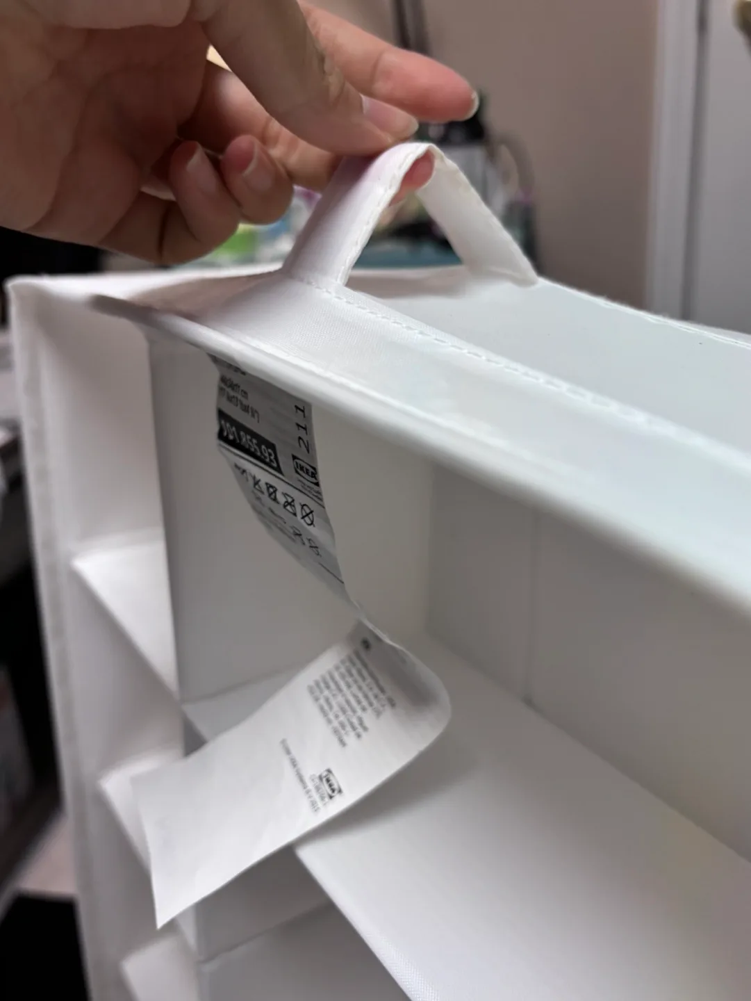 IKEA SKUBB White Fabric Drawer Organiser image indicator(2)