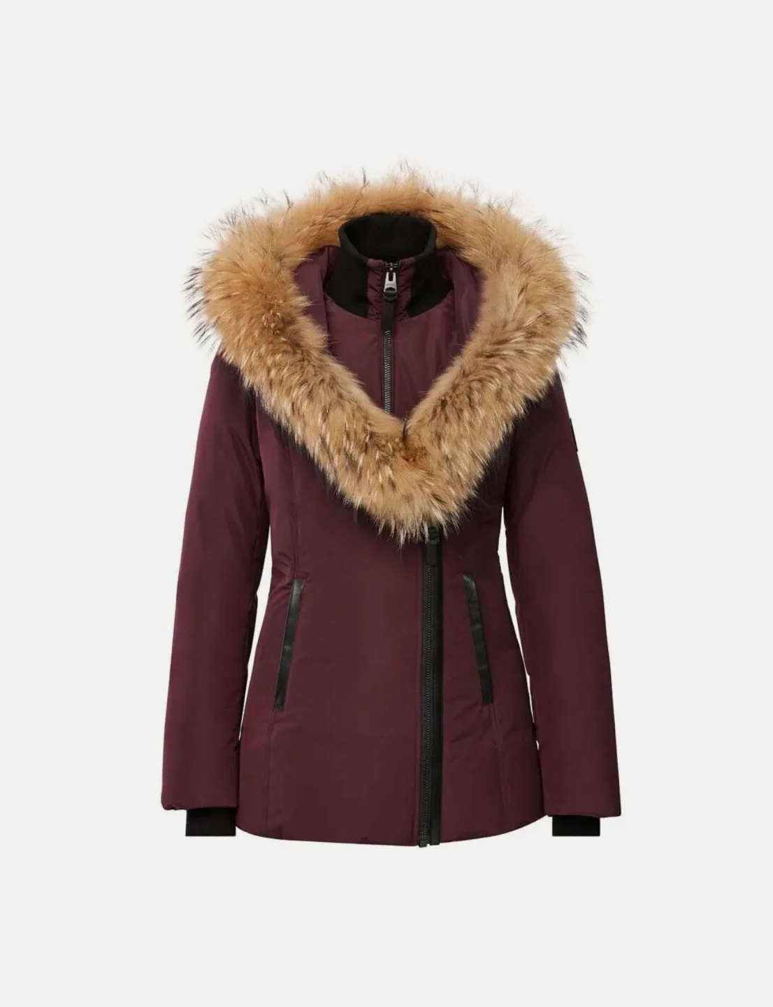 Brand New Mackage Adali Down Coat Bordeaux Size XS thumbnail