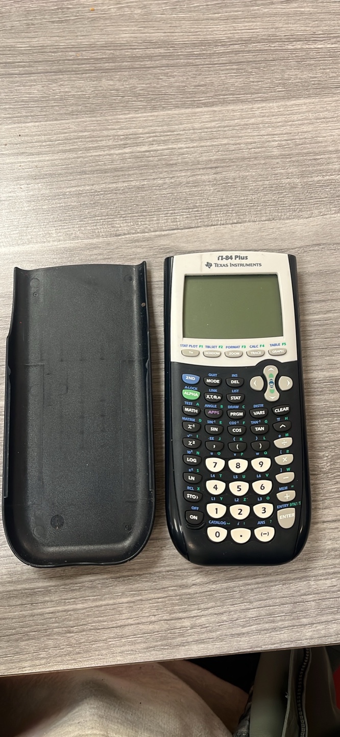 Texas Instruments TI-84 Plus Graphing Calculator with Hard Case
