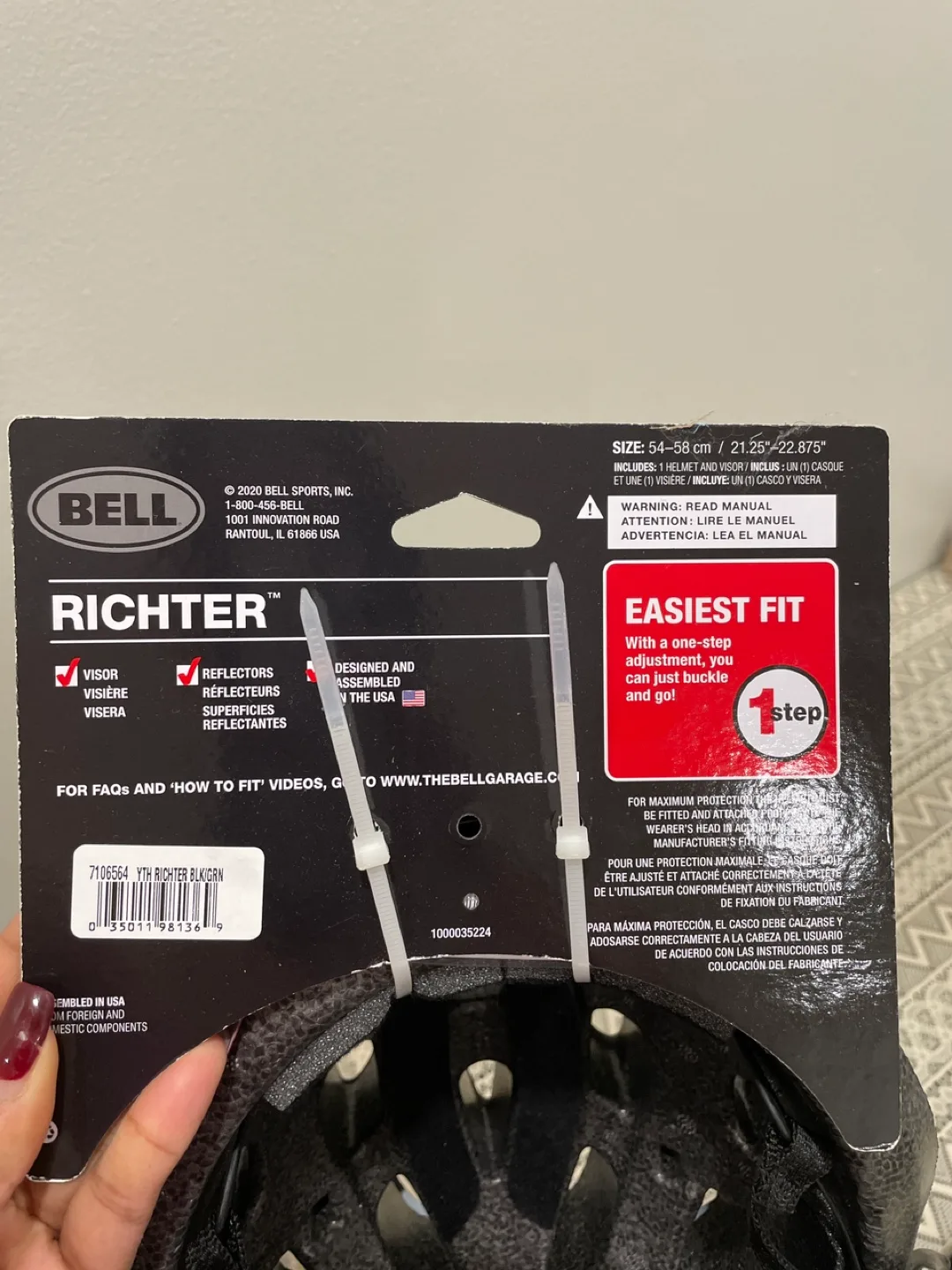 Bell Richter Youth Bicycle Helmet Size 8-14 image indicator(2)