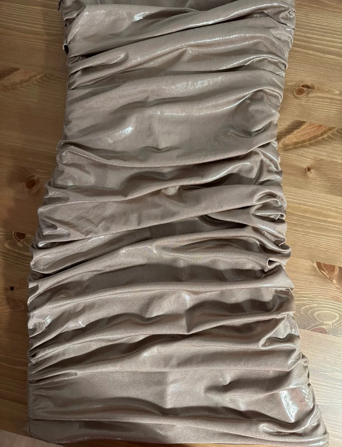 Metallic Gold Mini Dress image indicator(2)