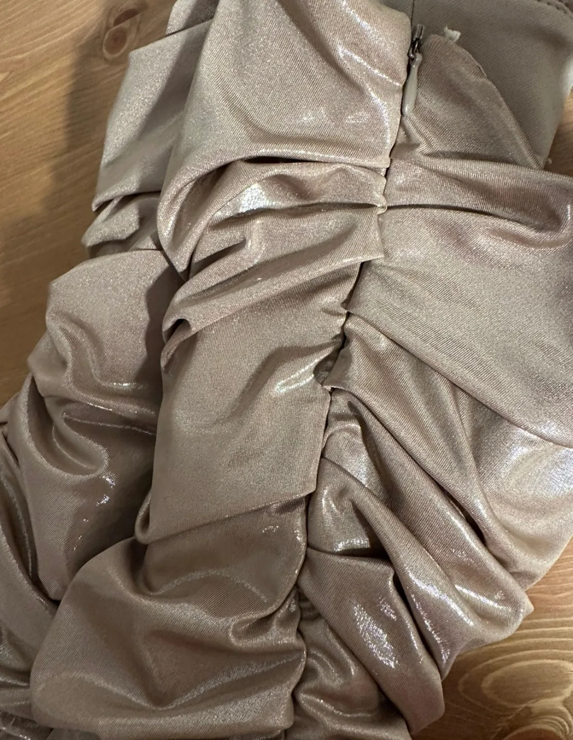 Metallic Gold Mini Dress image indicator(4)