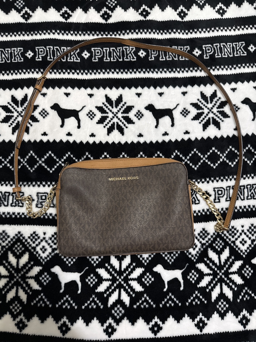 Michael Kors Brown Crossbody Bag