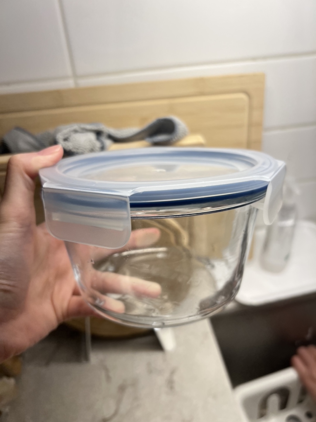 Glass Food Storage Container with Lid