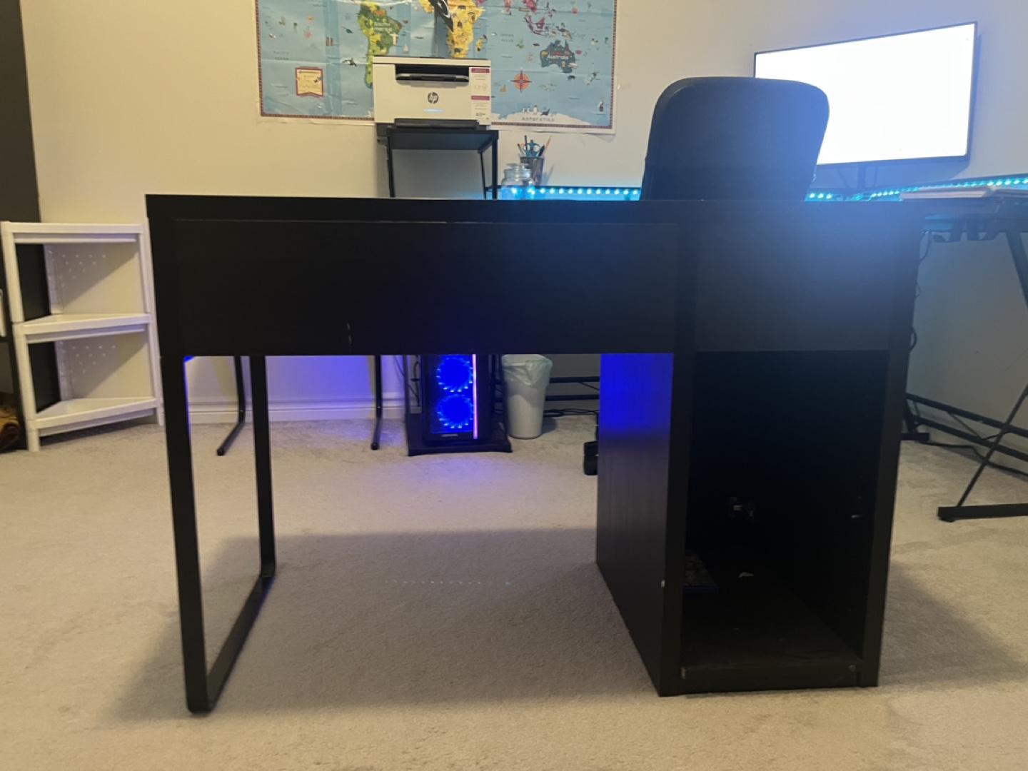 IKEA MICKE Desk - Black-Brown - photo 3