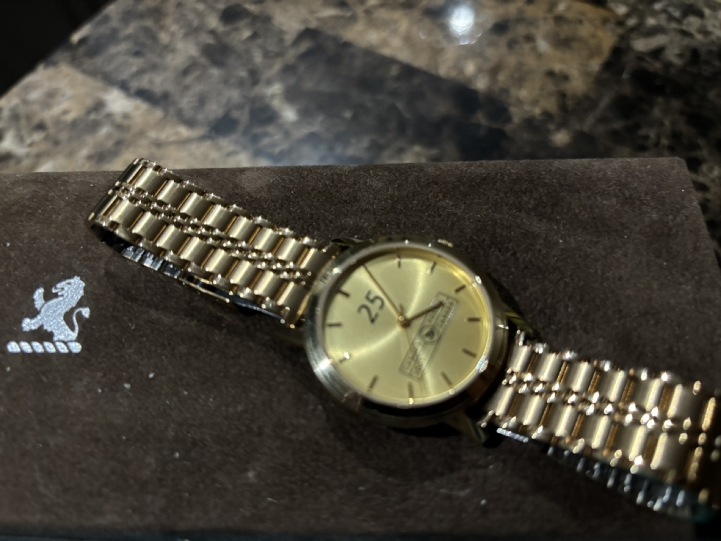 Birks 25th Anniversary Canada Post Gold Tone Watch