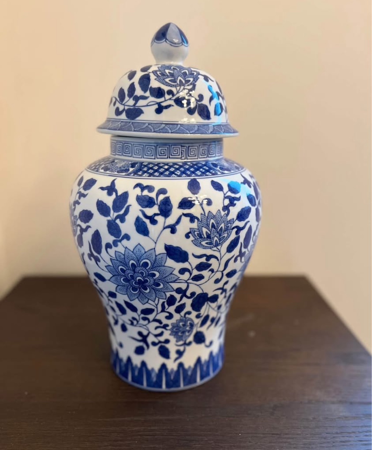 Hand Painted Temple Jar