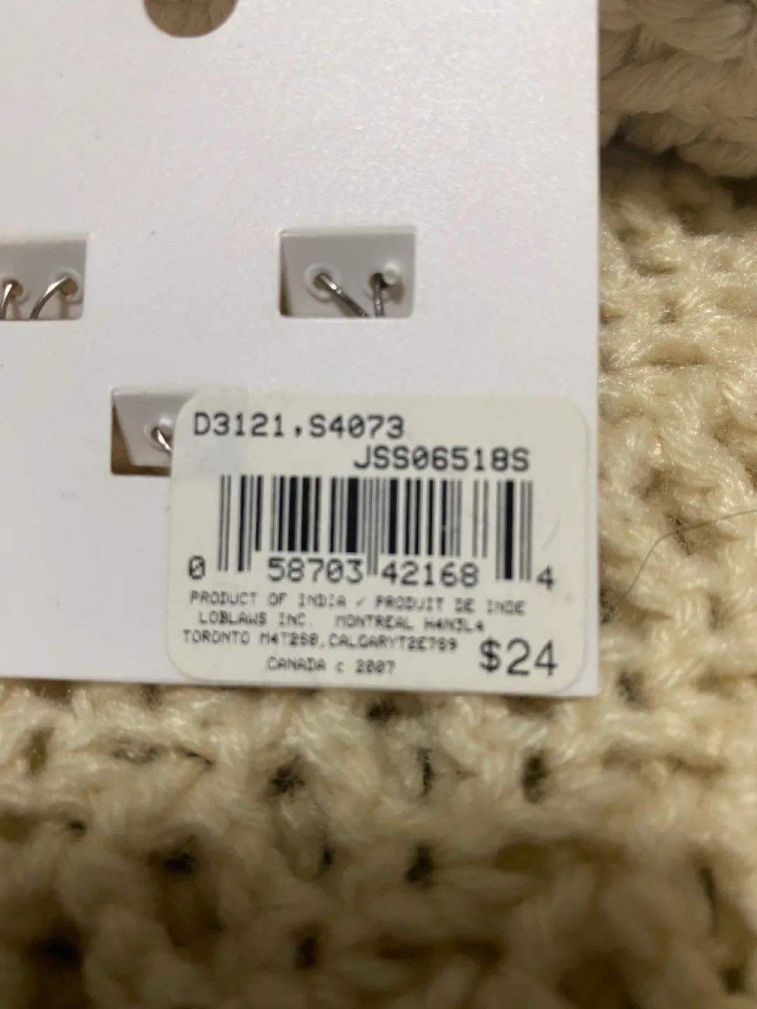 Joe Fresh Sterling Silver Hoop Earrings Set image indicator(2)