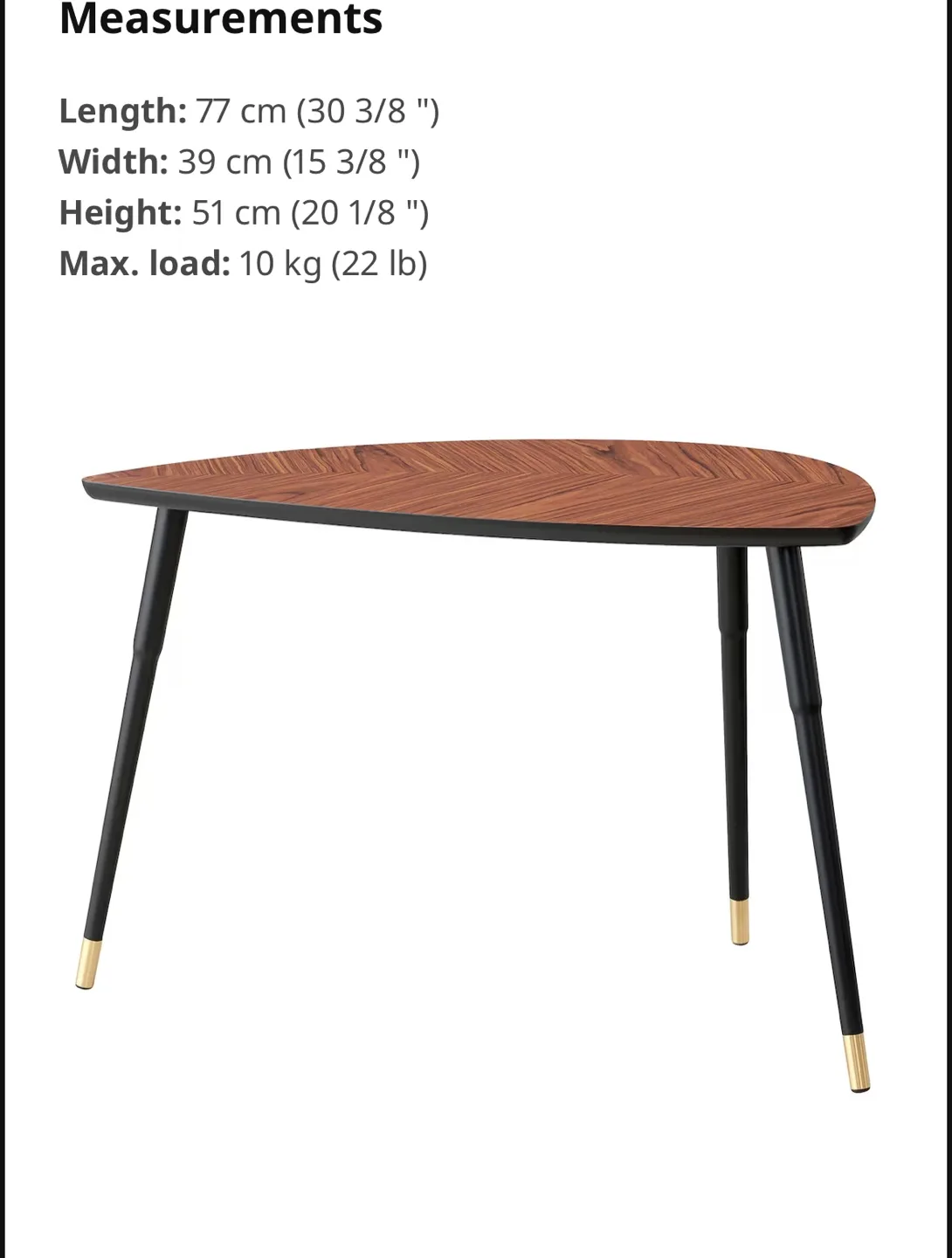 LÖVBACKEN IKEA Side table, medium brown image indicator(6)