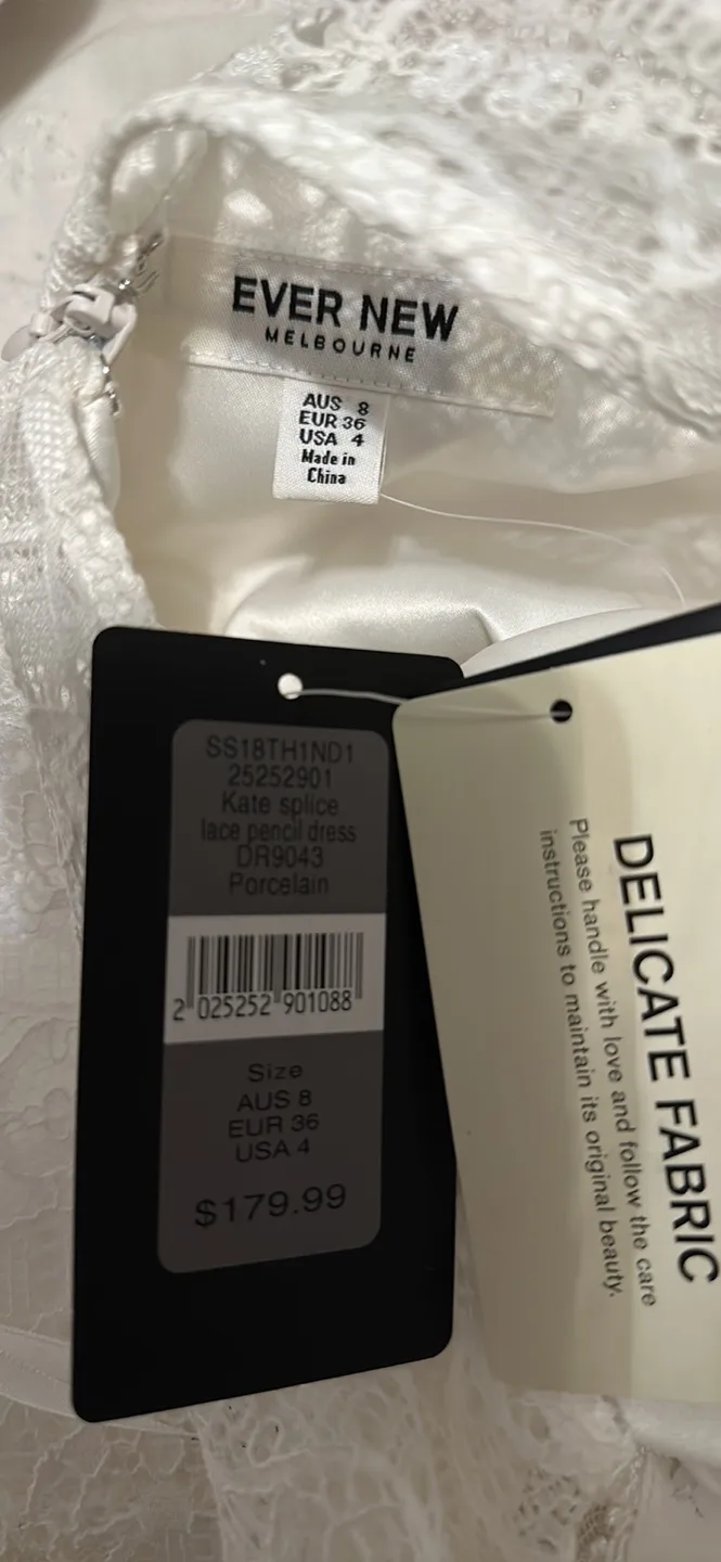 Ever New Kate Lace Pencil Dress - Size 4 image indicator(3)