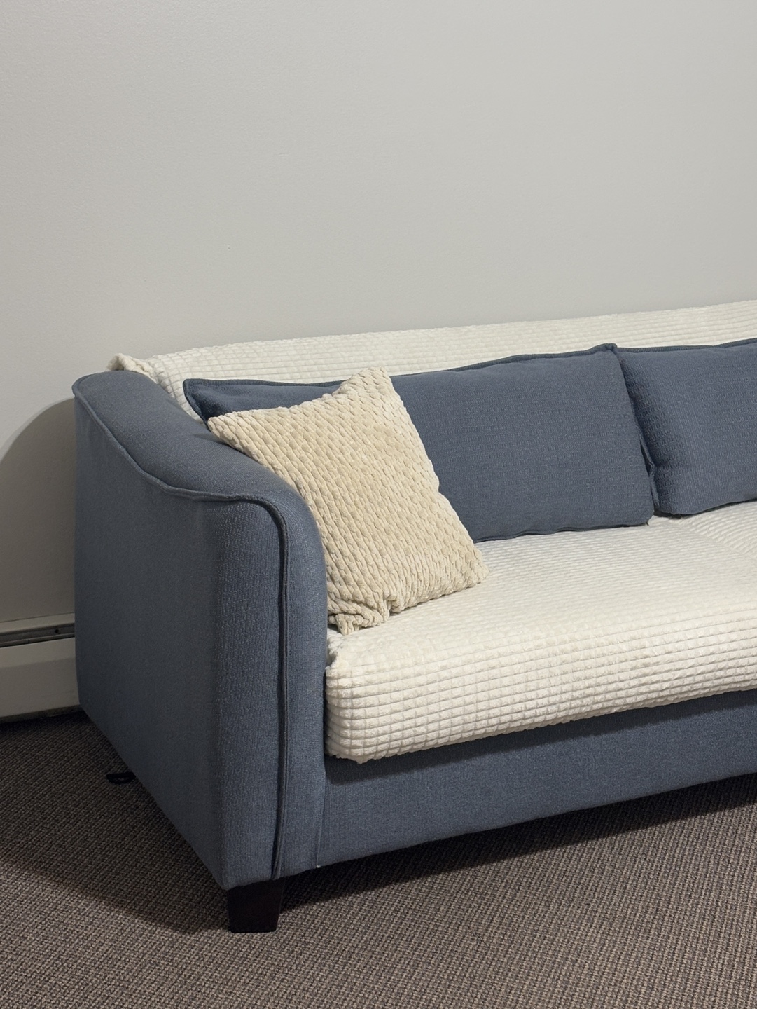 Modern Comfortable Blue Sofa