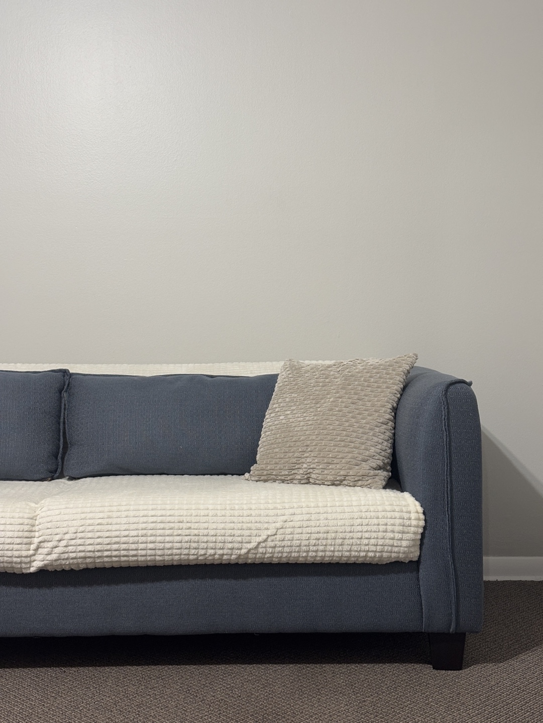 Modern Comfortable Blue Sofa - photo 4