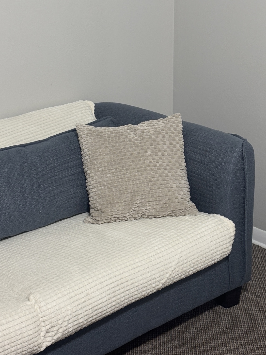 Modern Comfortable Blue Sofa - photo 3