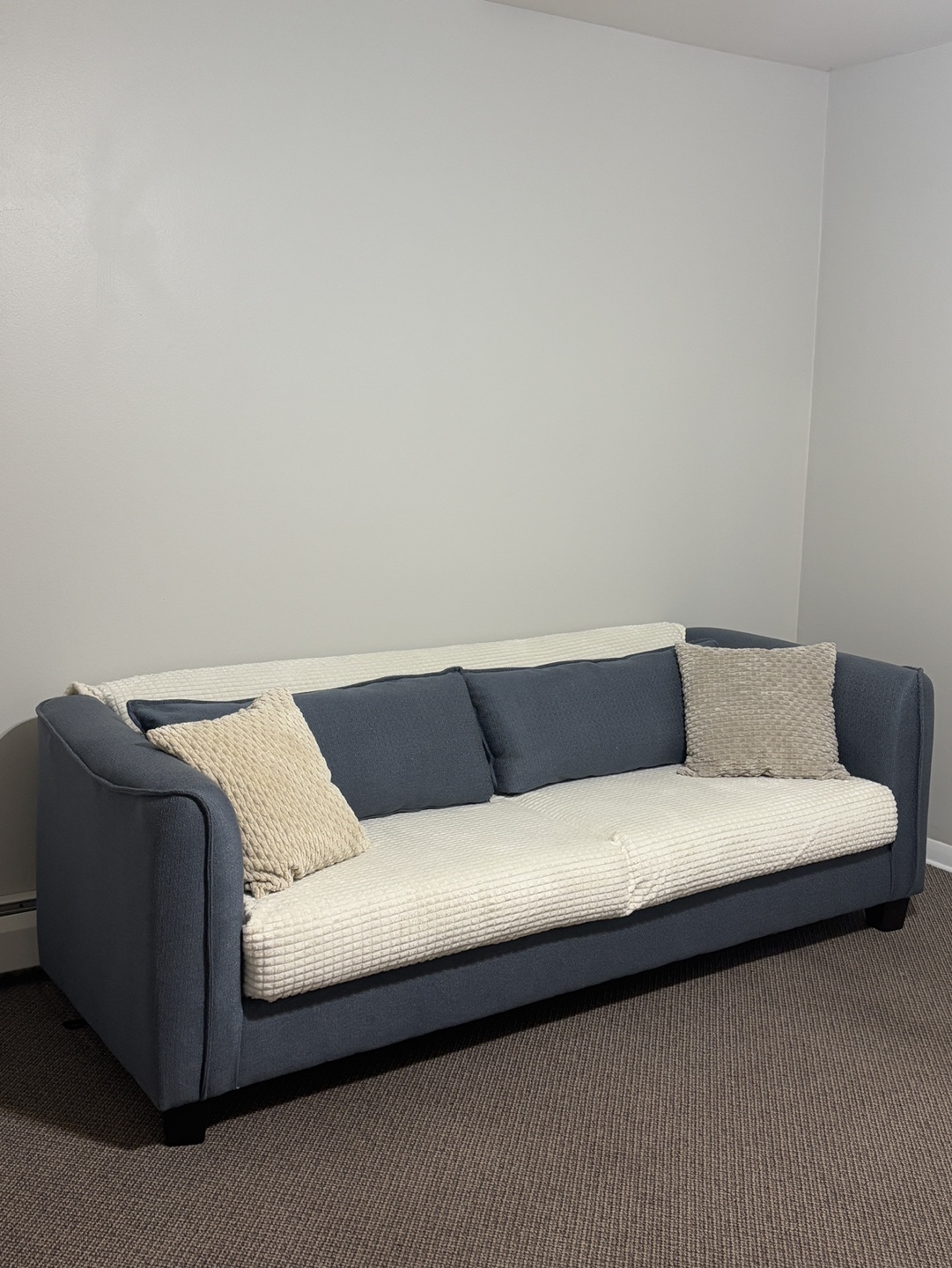 Modern Comfortable Blue Sofa - photo 2