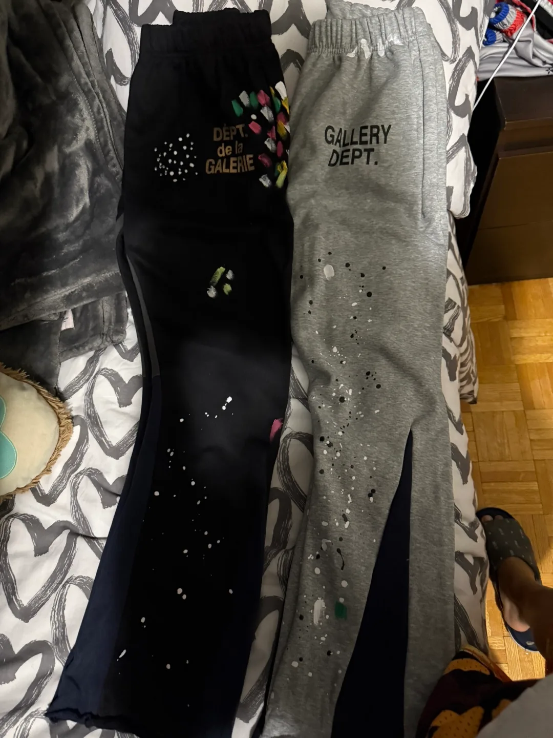 Gallery Dept. Paint Splatter Sweatpants - Two Pairs