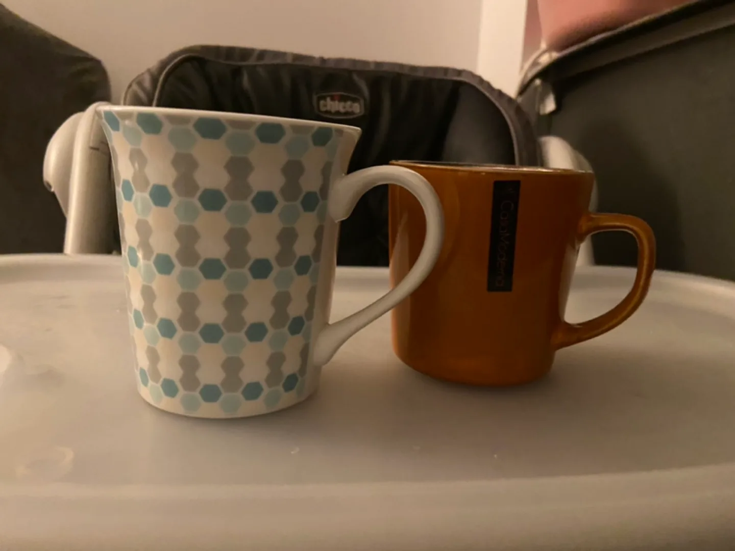 Two Mugs - Geometric & brown thumbnail