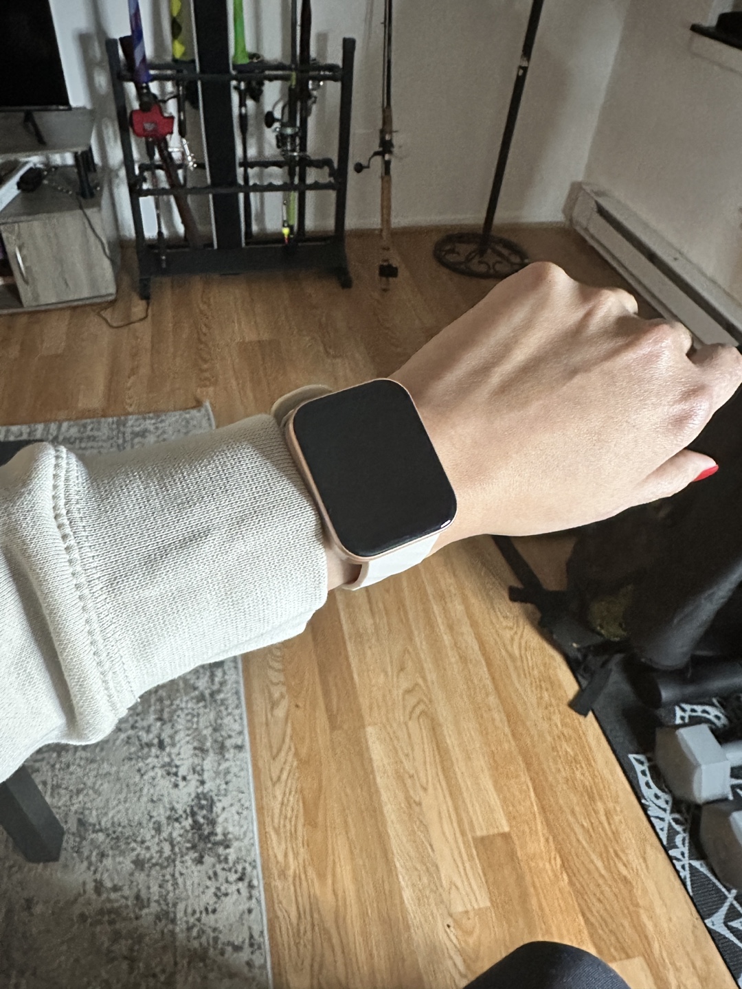 Ruimen Smart Watch, Beige Band - photo 2