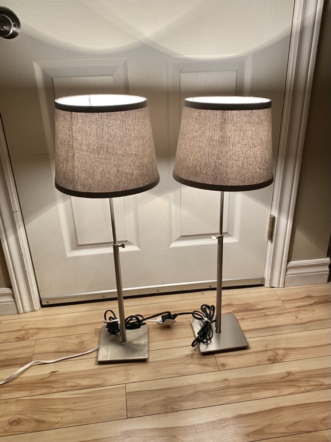2 IKEA Grey Lamps - photo 3