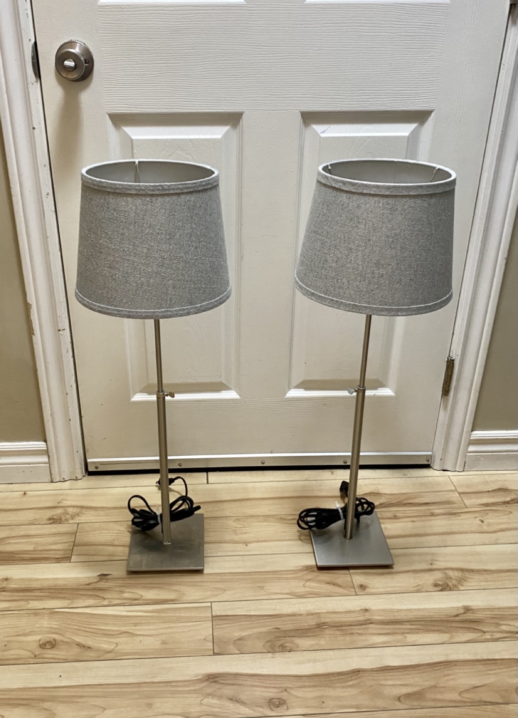 2 IKEA Grey Lamps - photo 2