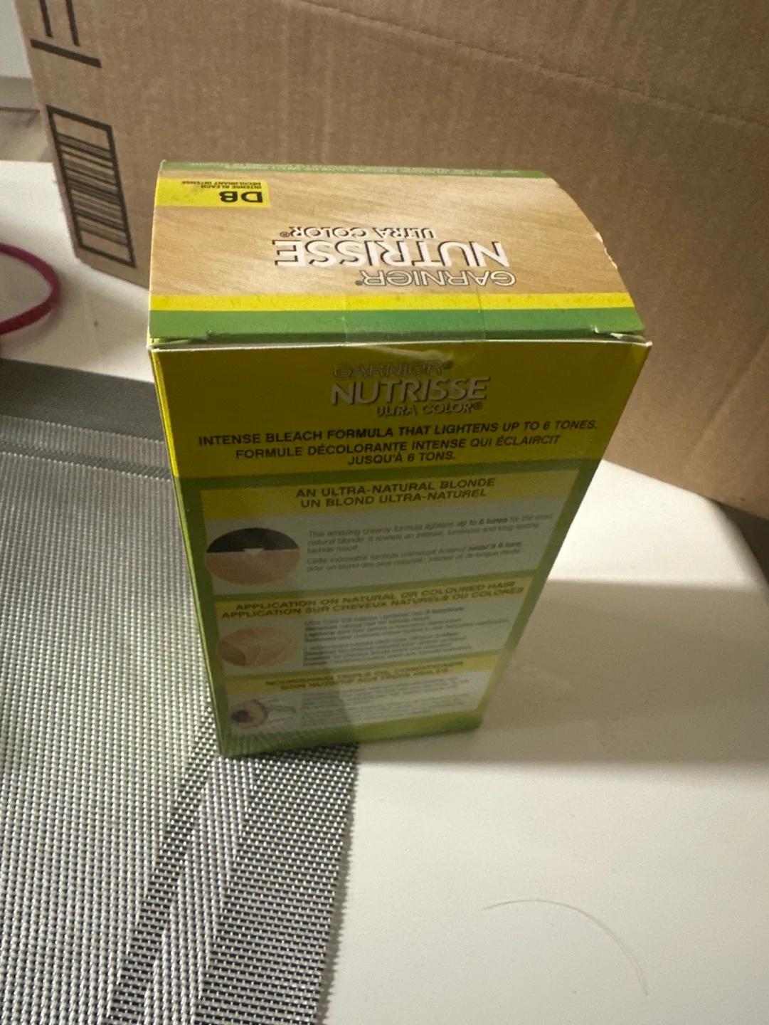 UNOPENED Garnier Nutrisse Ultra Color D8 Intense Bleach image indicator(2)
