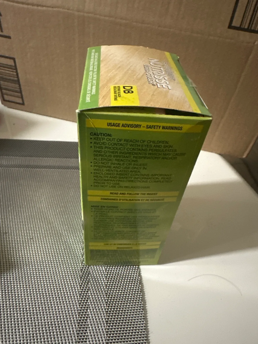 UNOPENED Garnier Nutrisse Ultra Color D8 Intense Bleach image indicator(3)