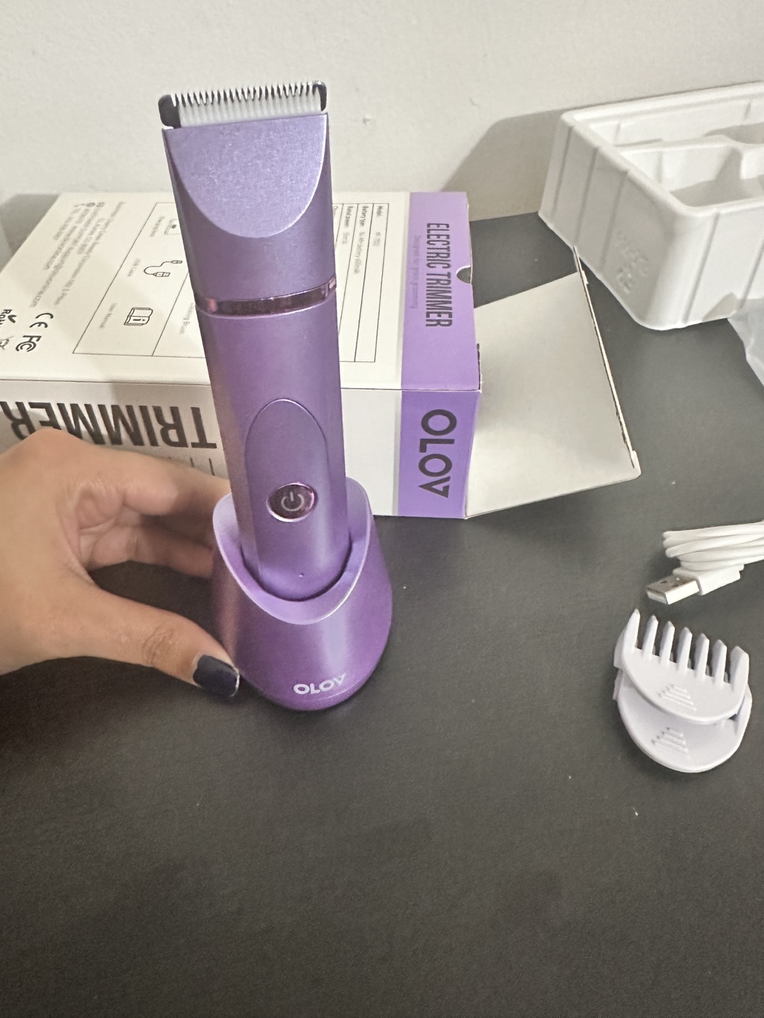 OLOV Electric Trimmer - Purple - photo 2