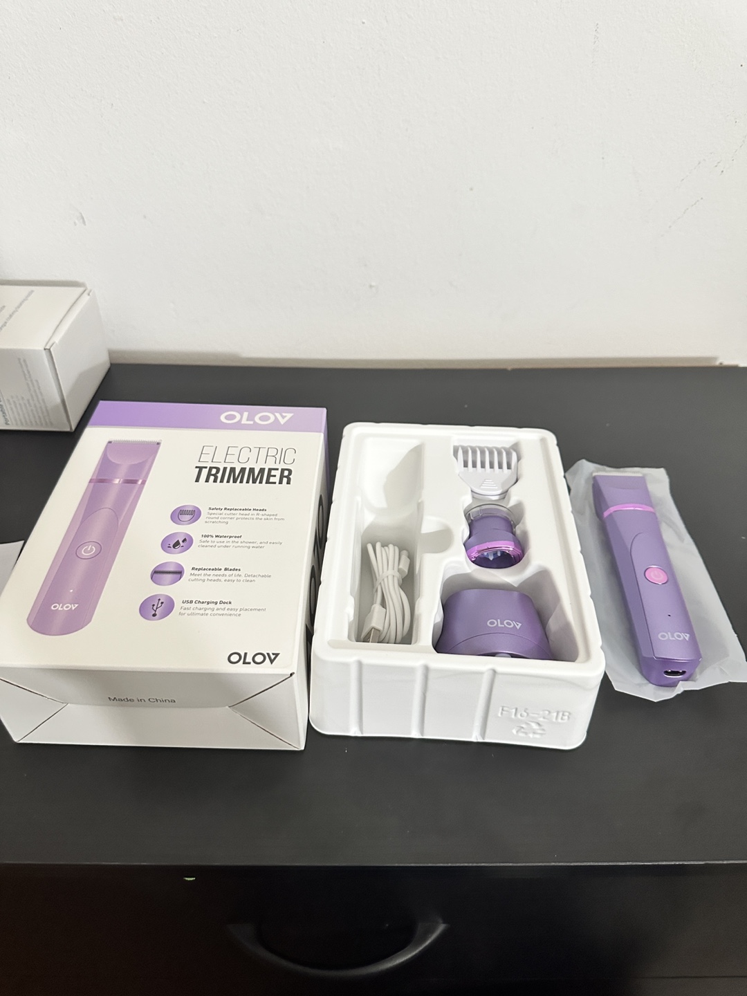 OLOV Electric Trimmer - Purple
