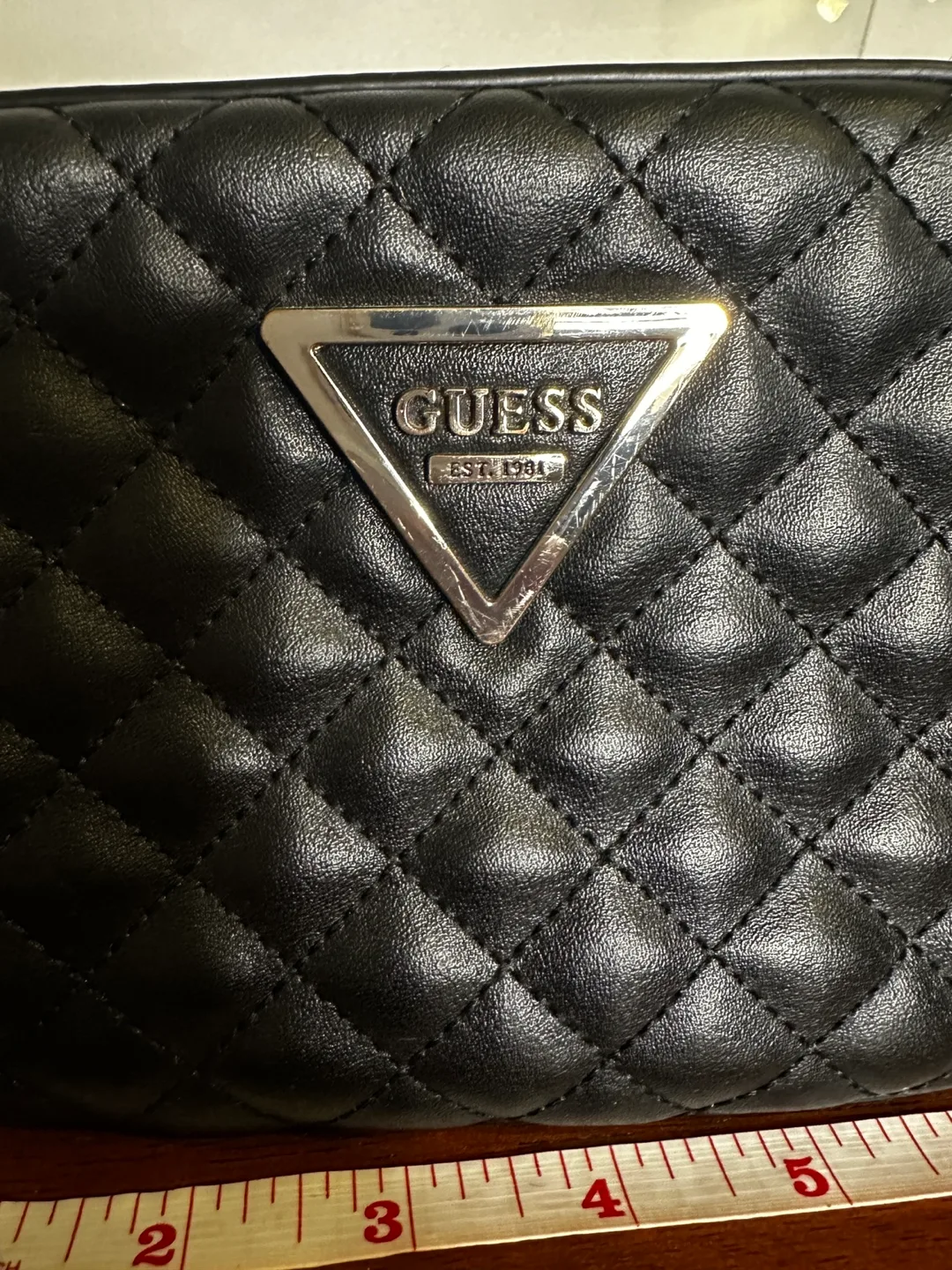 Guess Black Quilted Belt Bag image indicator(2)