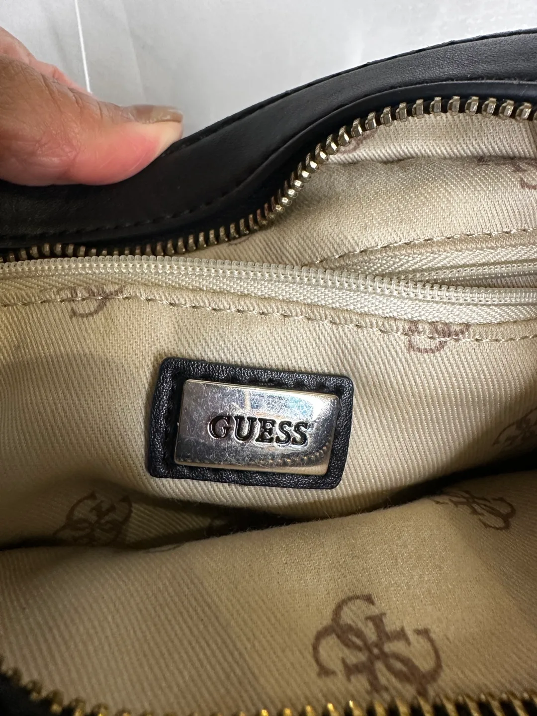 Guess Black Quilted Belt Bag image indicator(7)