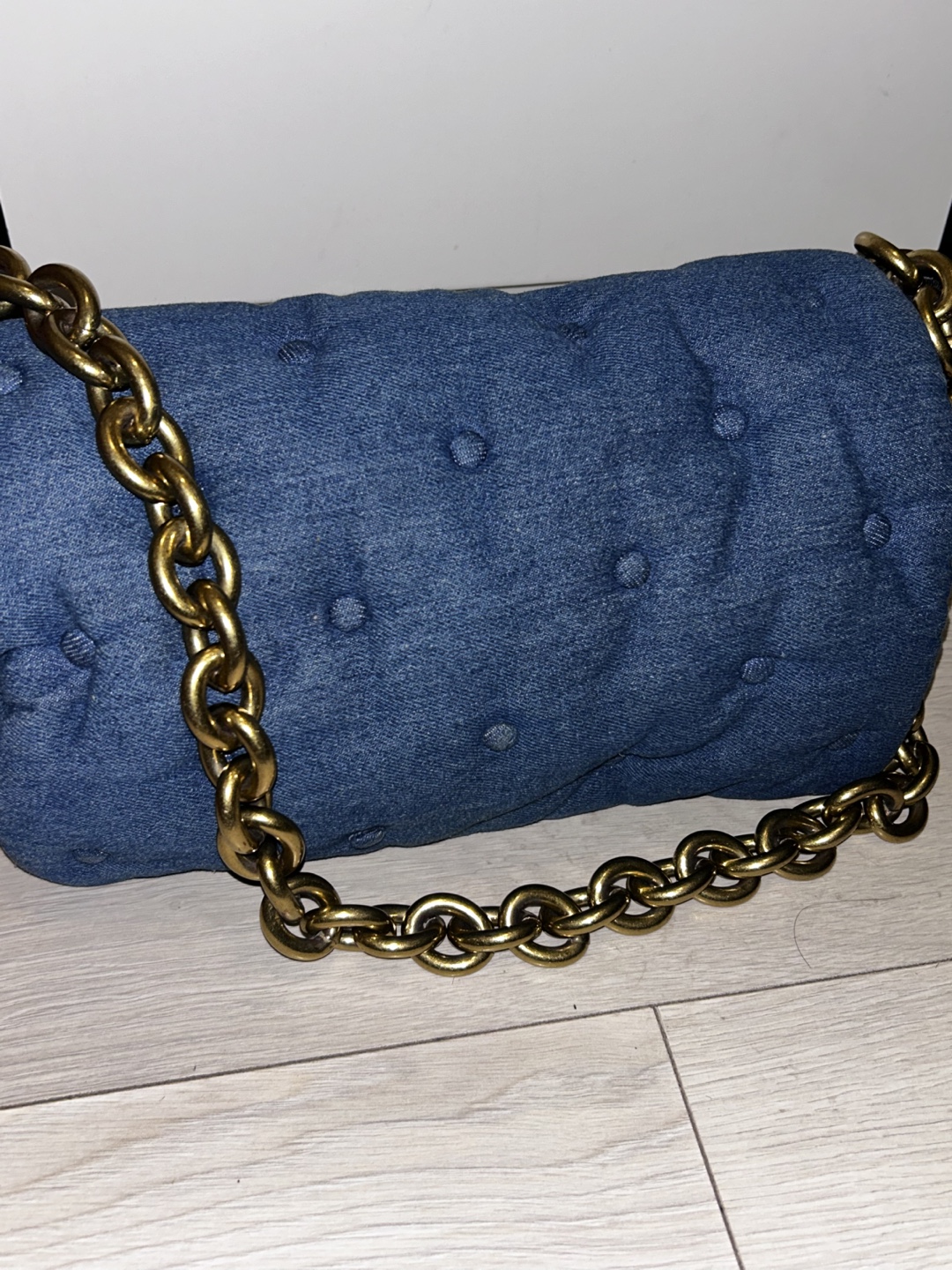 Zara Denim Chain Bag - photo 2