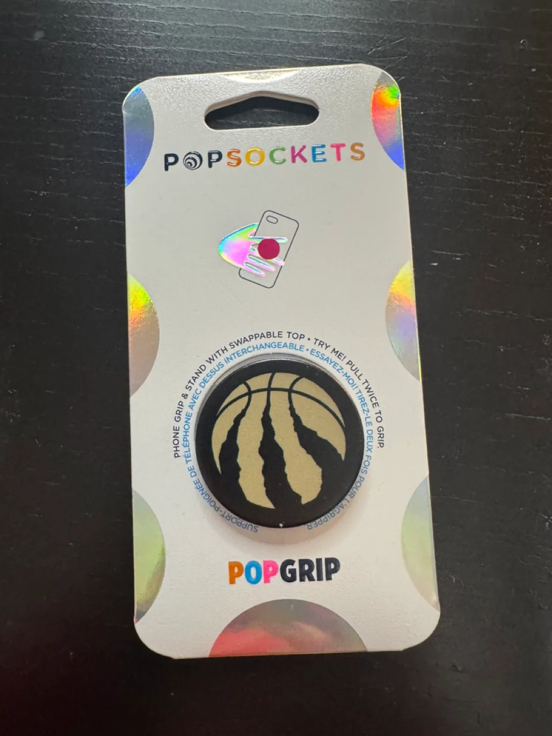 Popsockets Popgrip - Raptors Pop Part Logo City Edition thumbnail
