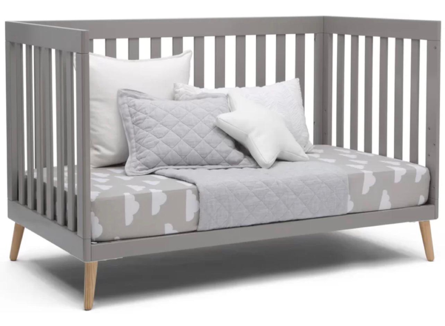 Babyletto Hudson Convertible Crib - Grey - photo 5