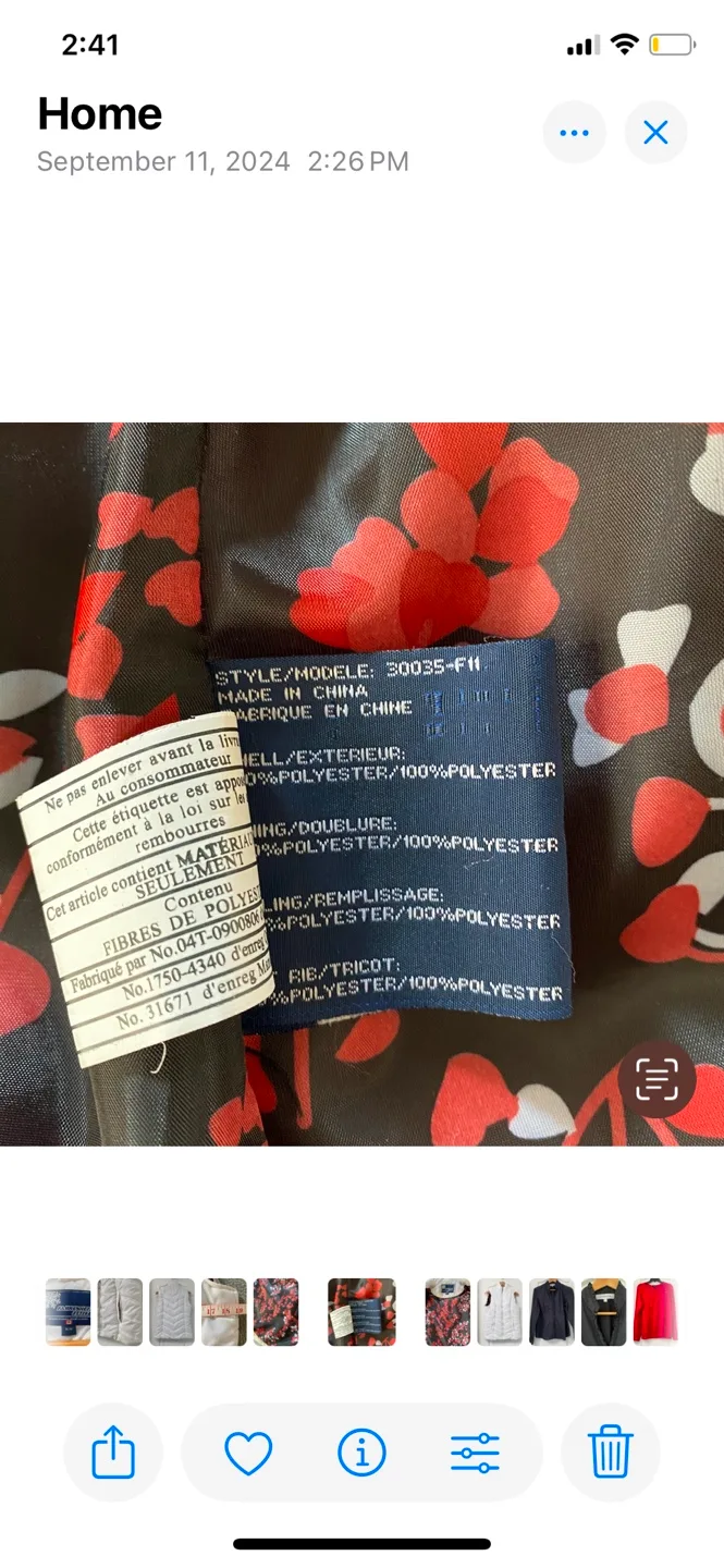 Fahrenheit Active Women's White Puffer Vest - Size M/M image indicator(4)