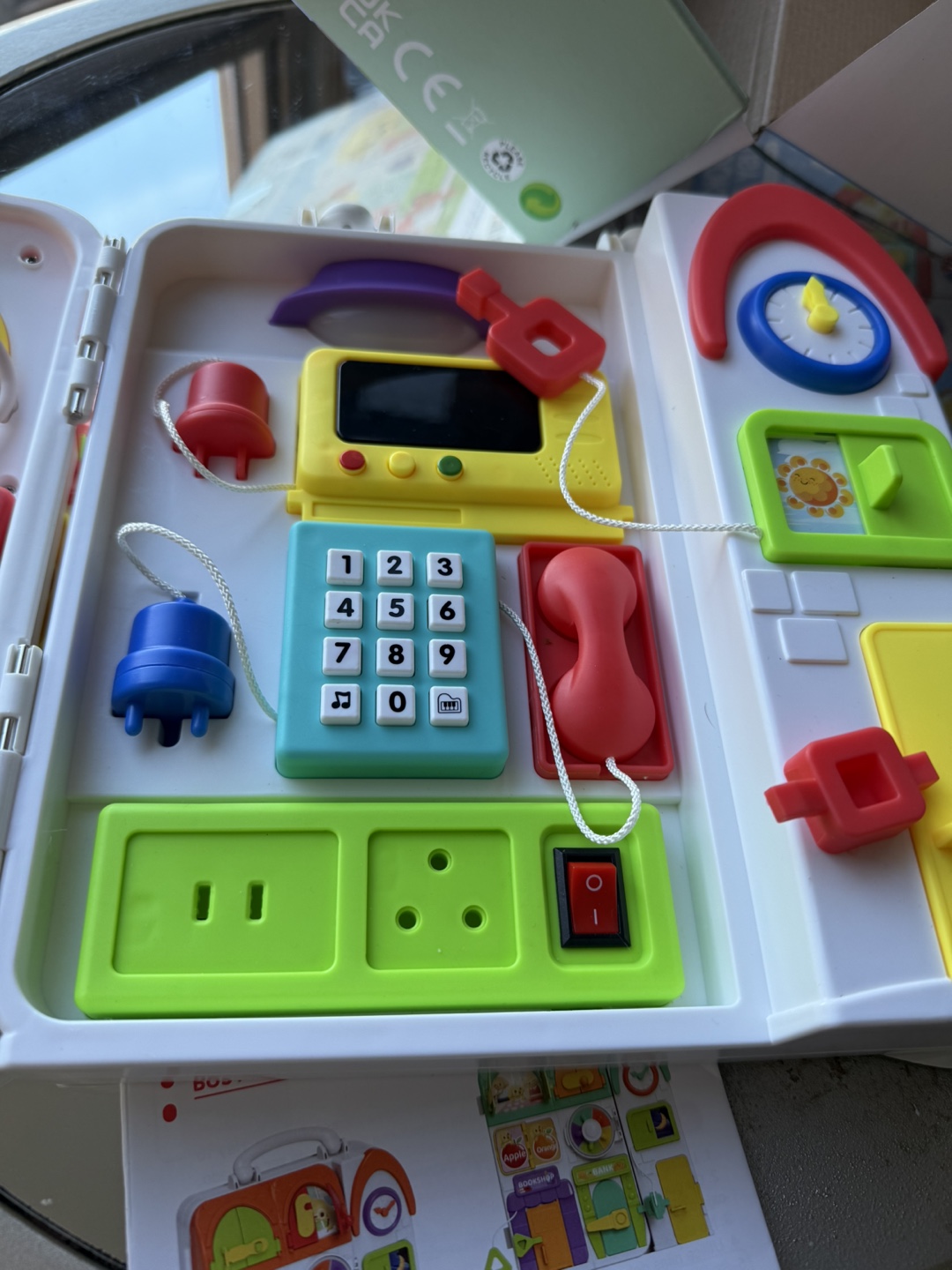 Bookstore Busy Board Educational Toy for Toddlers