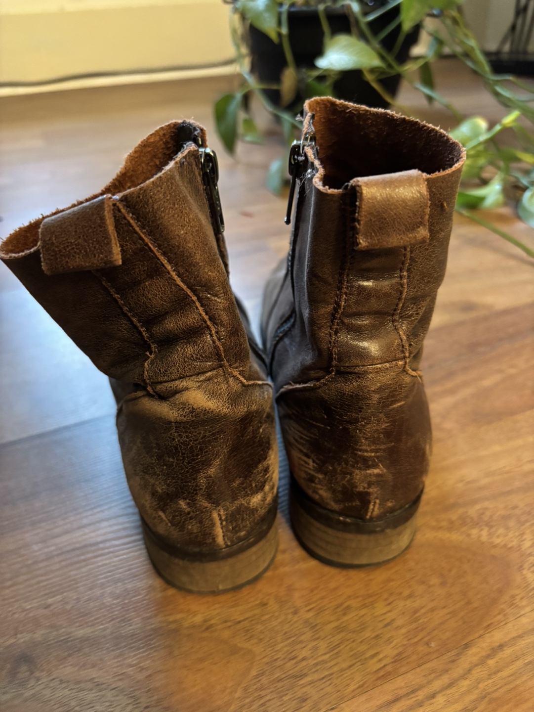 Brown Leather Ankle Boots - photo 3