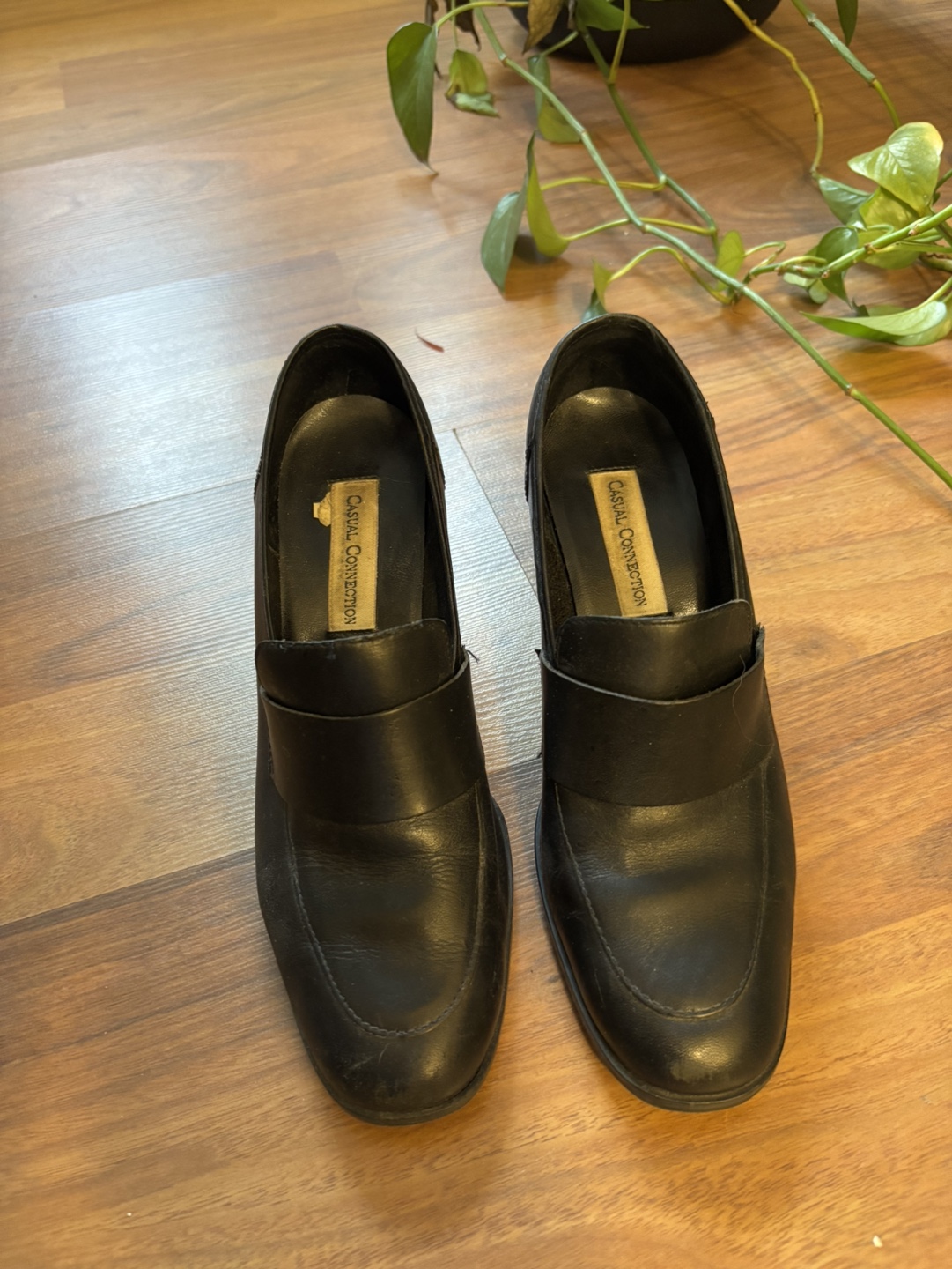 Vintage Black Loafers