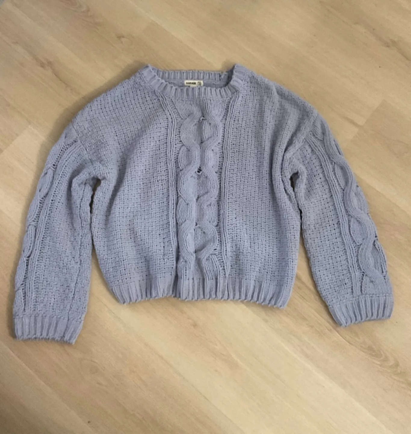 Lavender Cable Knit Sweater thumbnail