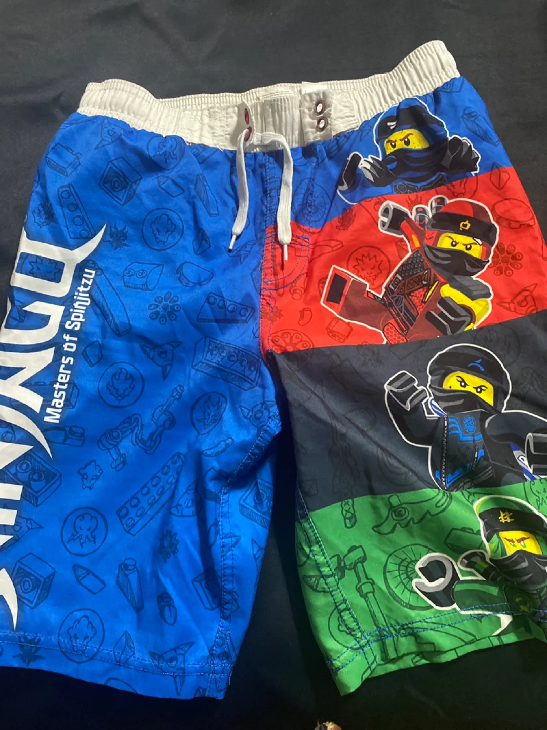 Boys' Swim Trunks - Shark & LEGO Ninjago Designs - Size 6 image indicator(2)