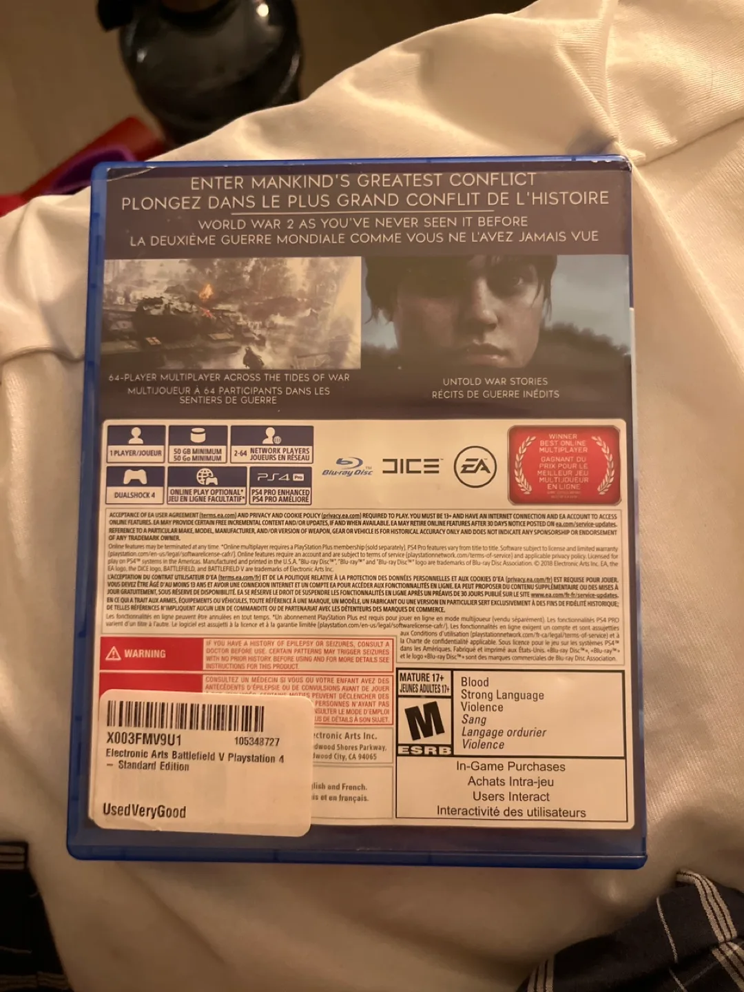 Battlefield V PlayStation 4 Game image indicator(2)