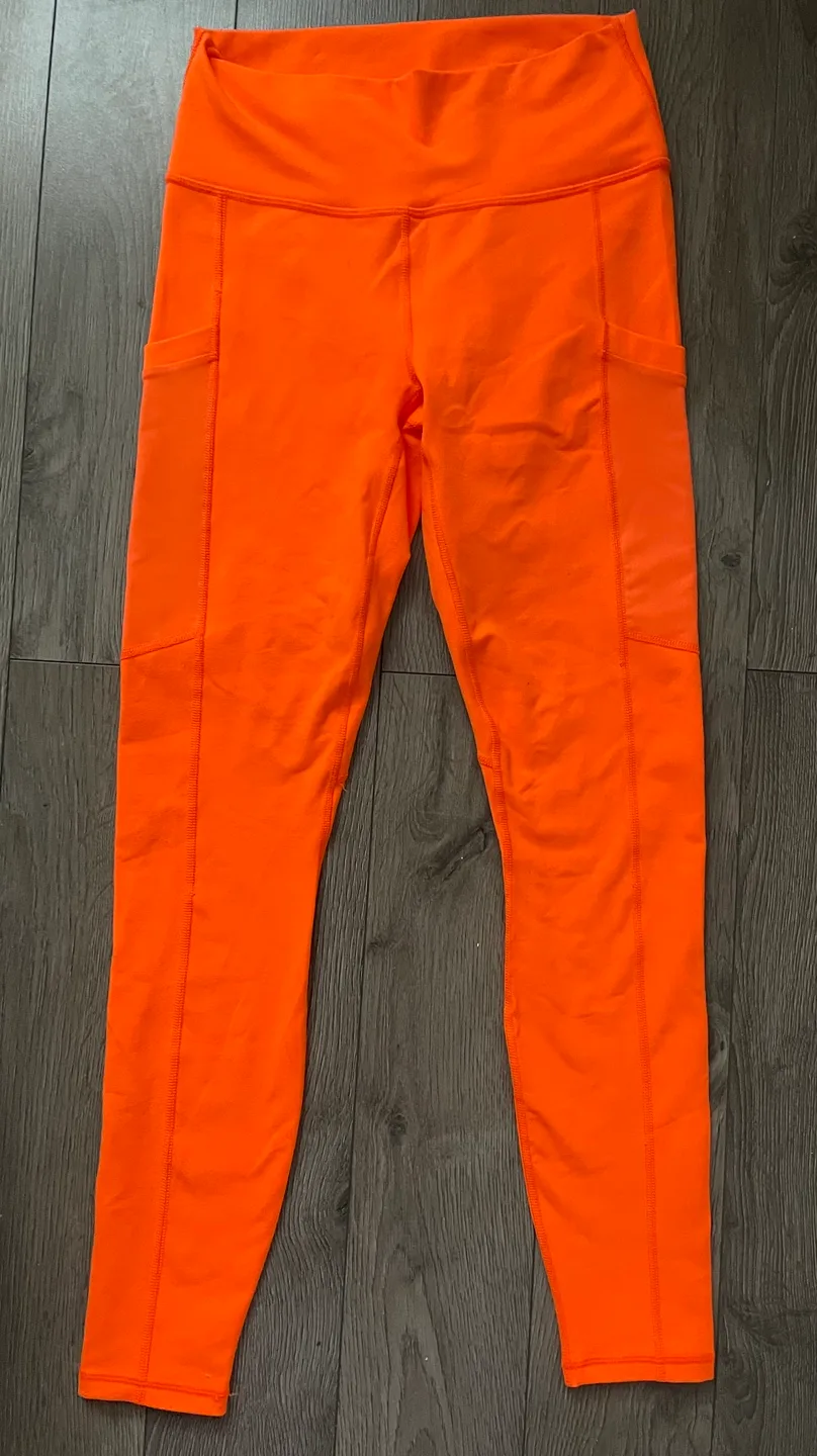Fabletics PowerHold Leggings - Bright Orange thumbnail