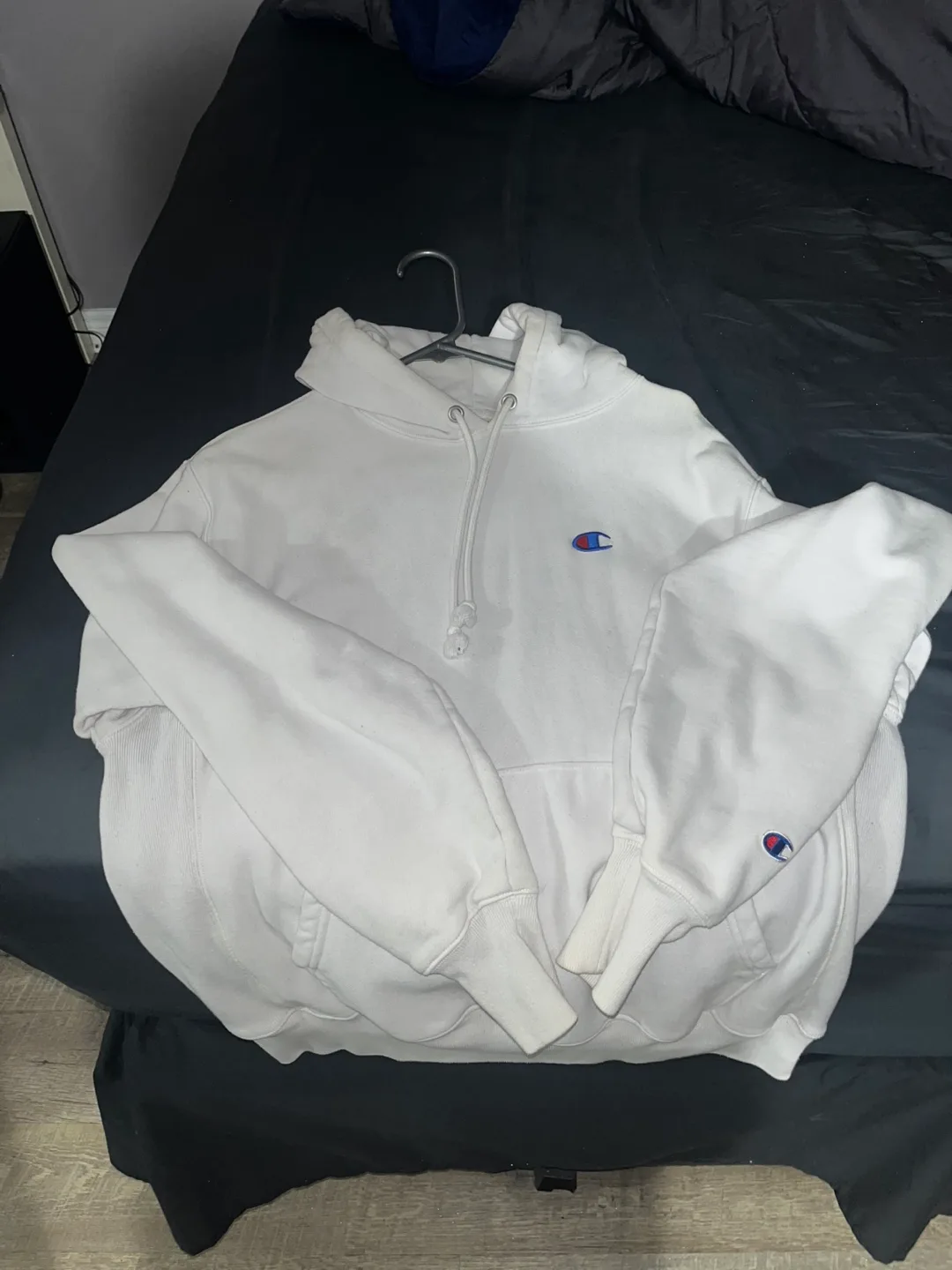 Champion Hoodie- white thumbnail