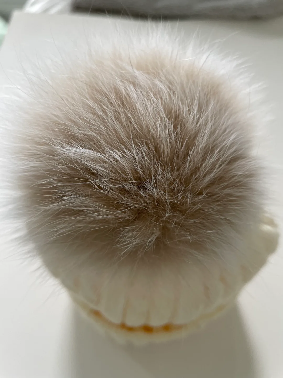 Cream Cable Knit Pom Pom Beanie image indicator(4)