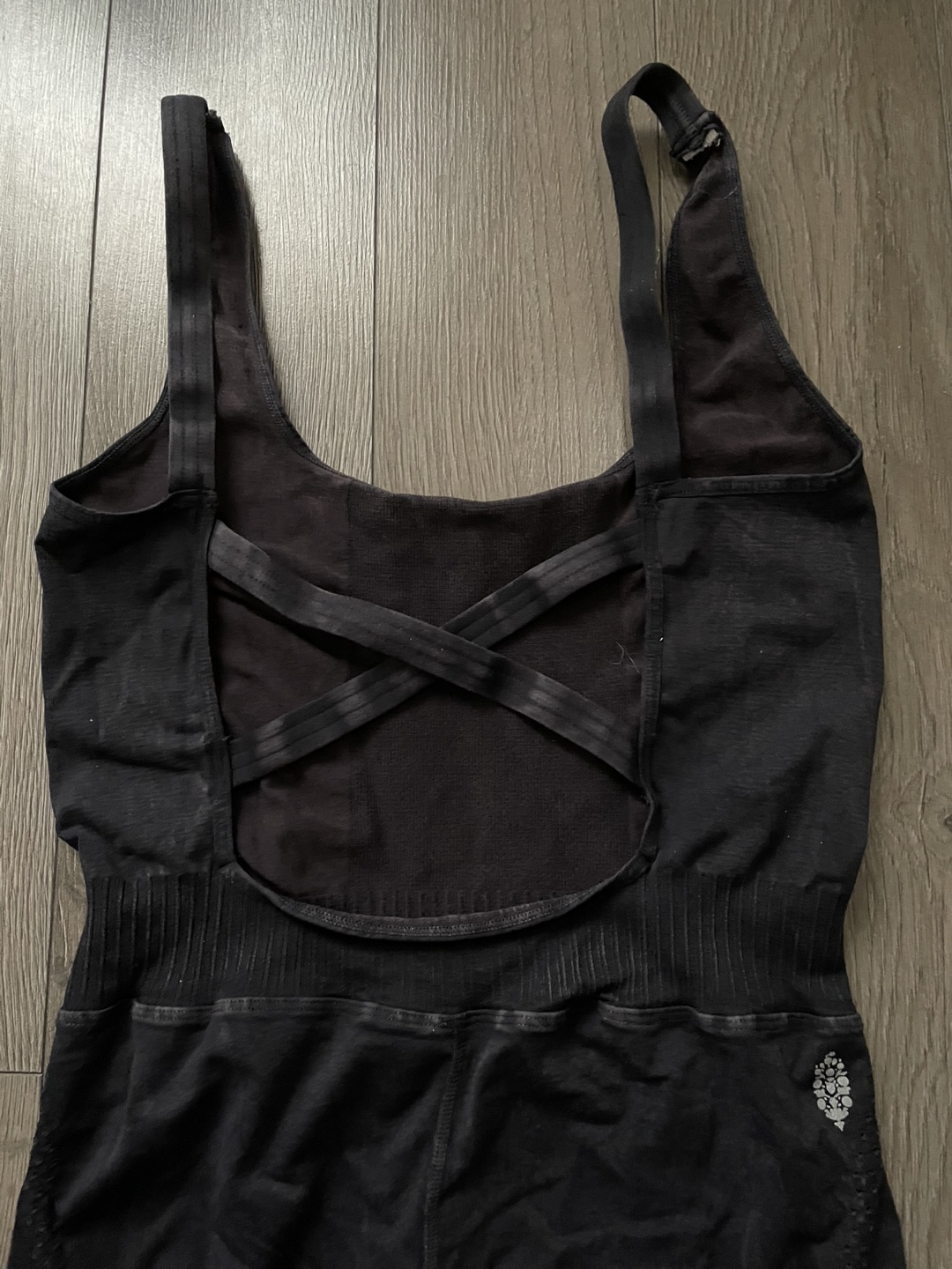 Free People Black Seamless Jumpsuit - Size M/L - photo 3
