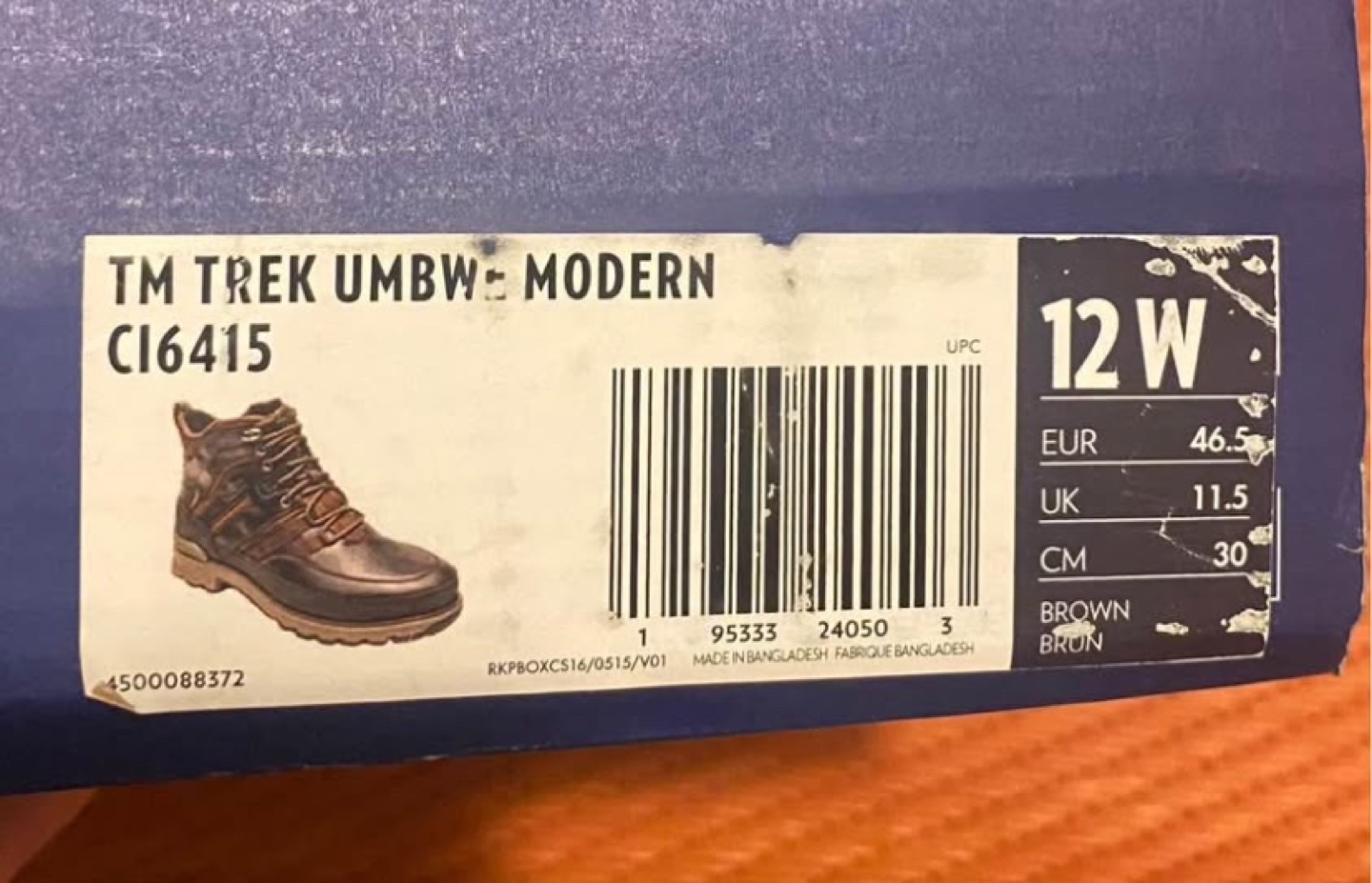 Rockport Men's TM Trek Umbw modern Boots Size 12W - photo 5