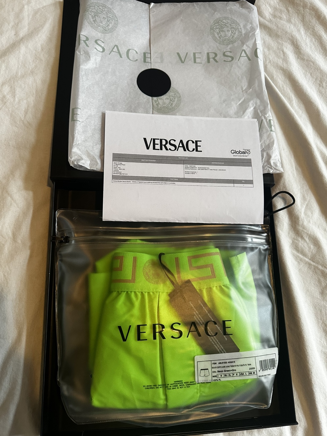 VERSACE Men's Swim Shorts - Brand New! - photo 5