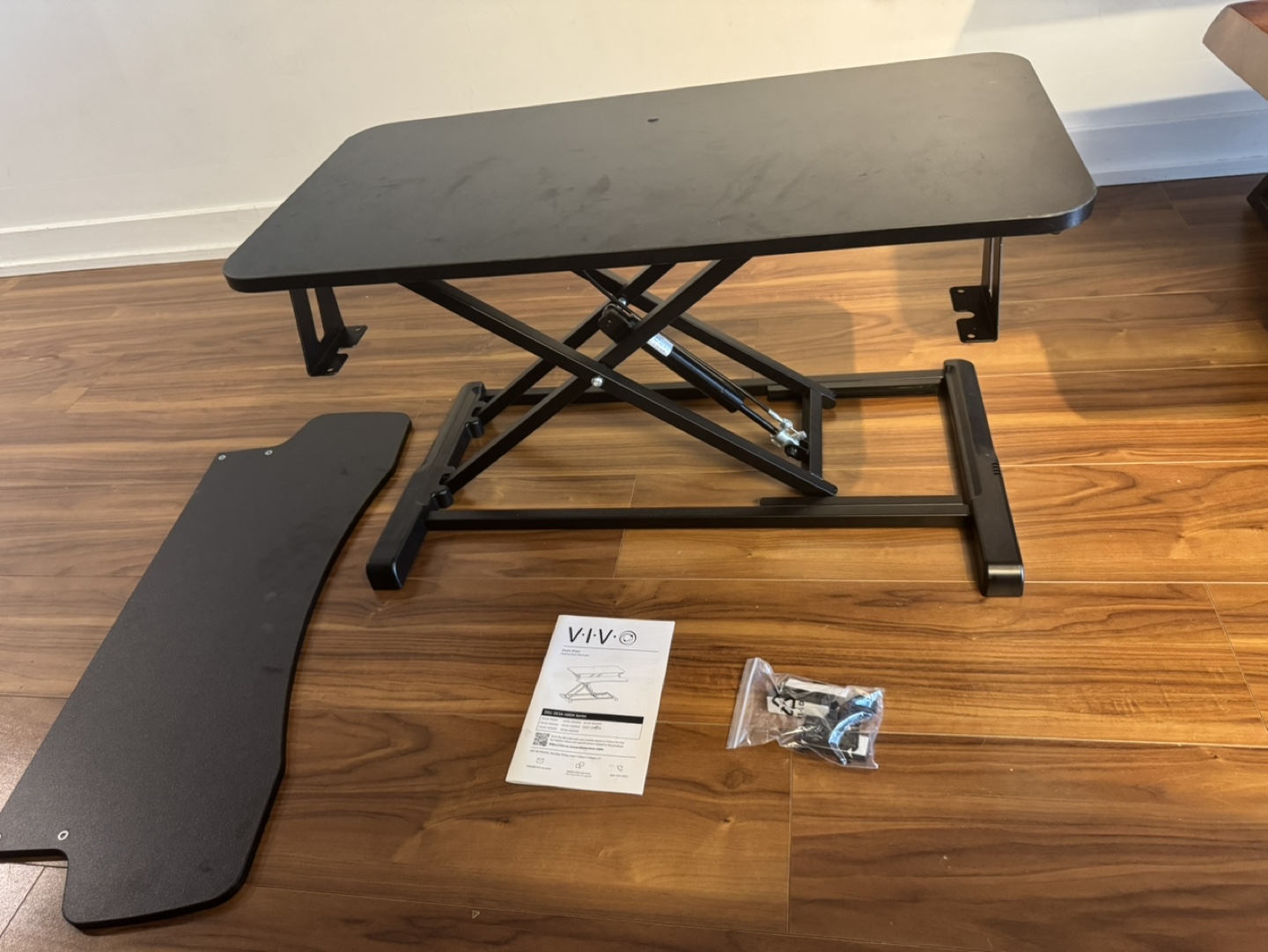 Height Adjustable Sit to Stand Riser, with Wide Keyboard Tray - photo 4