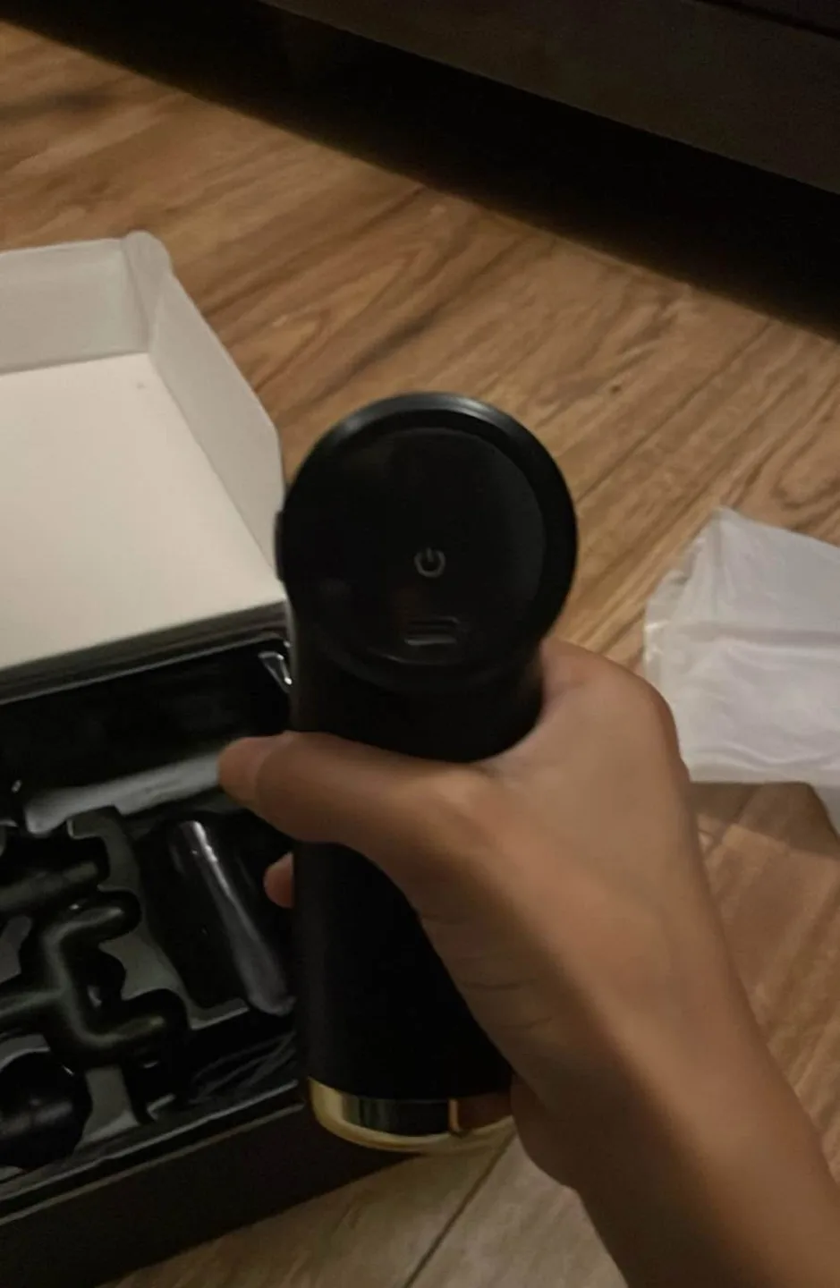 Brand New - PAIN RELIEF Massage Gun w/ EXTRAS image indicator(3)